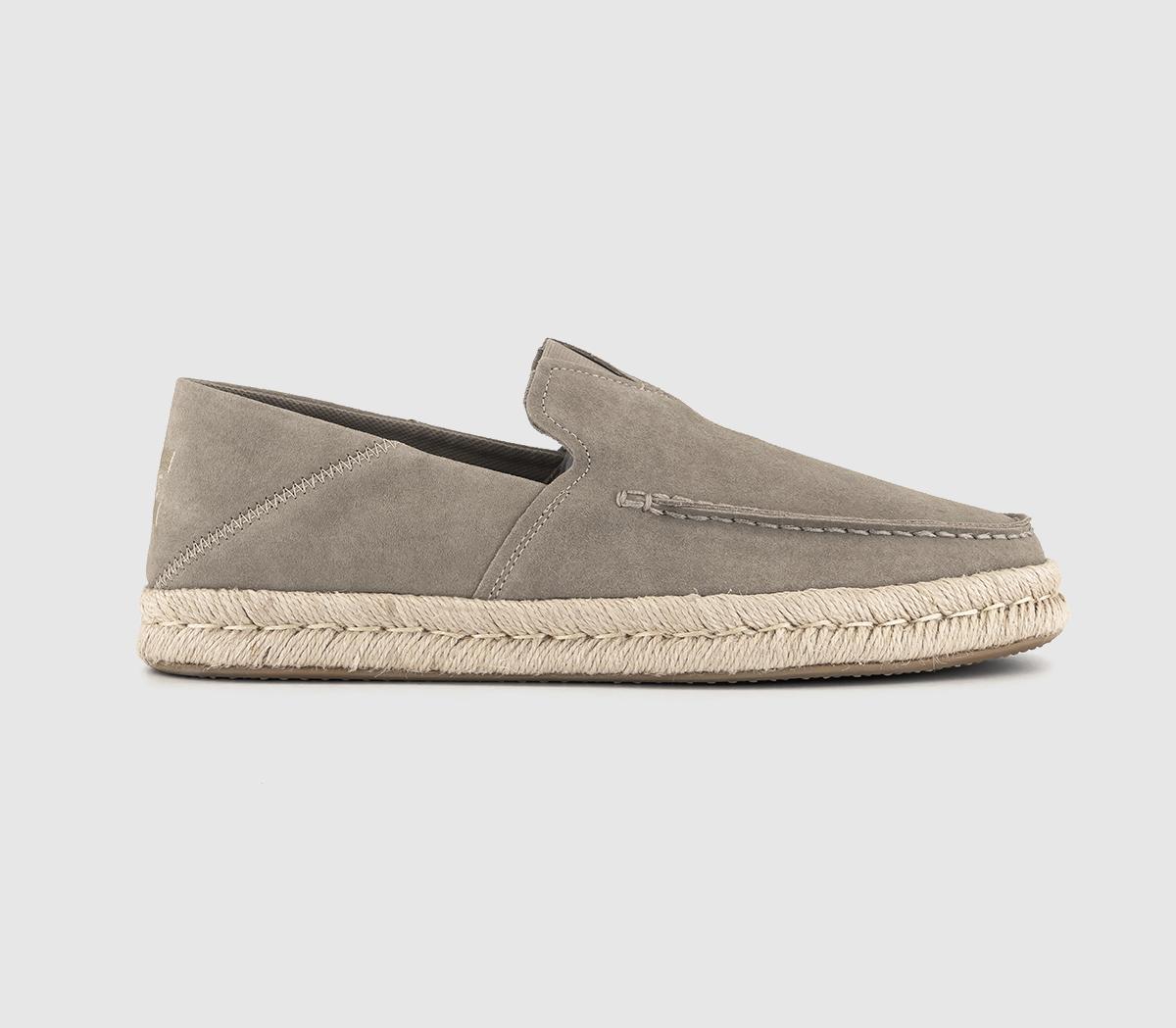 TOMS Mens Alonso Loafer Rope Loafers Dune Sand Natural