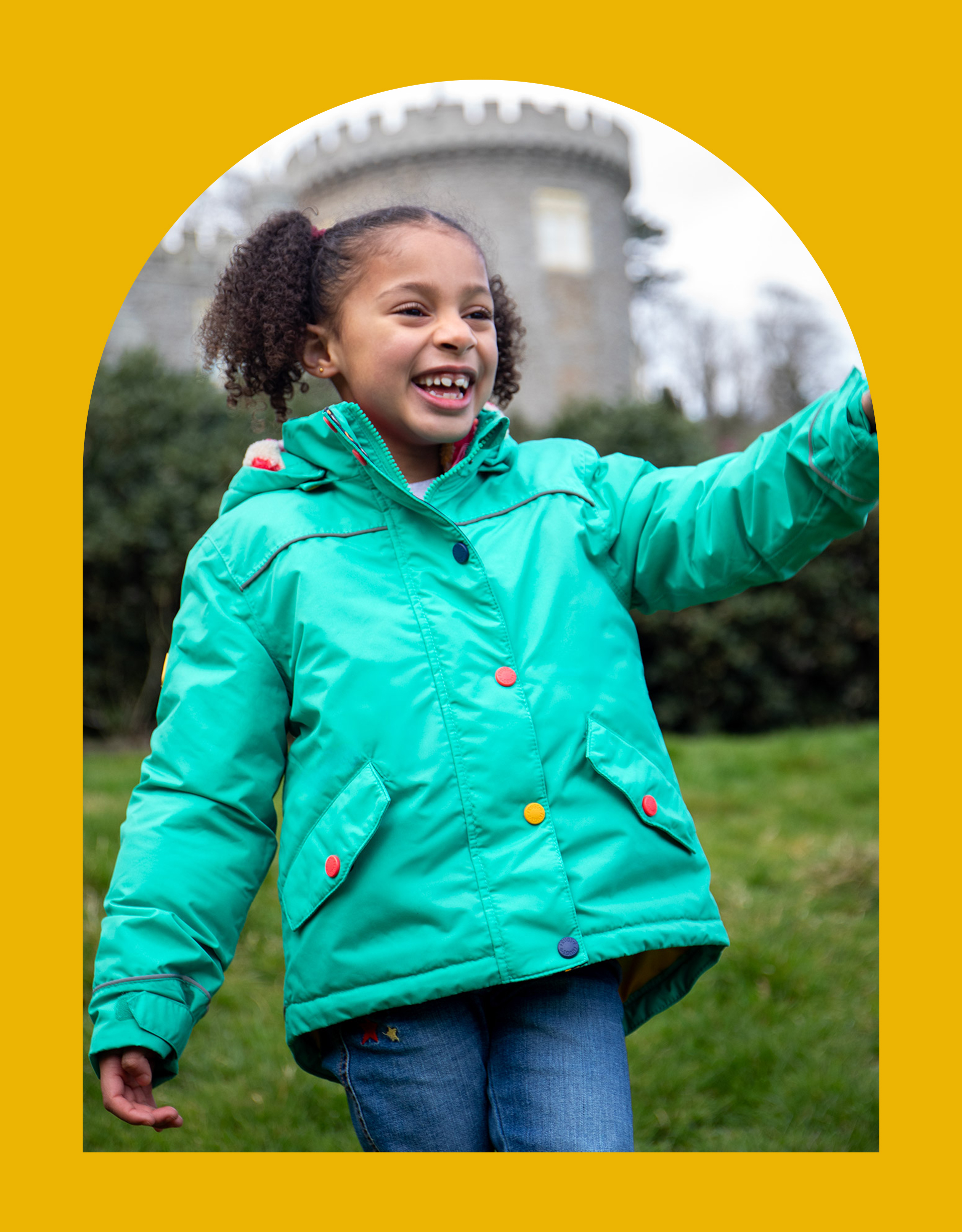 Frugi Rambler -in- Raincoat Green Frugi Rambler -in- Raincoat Green