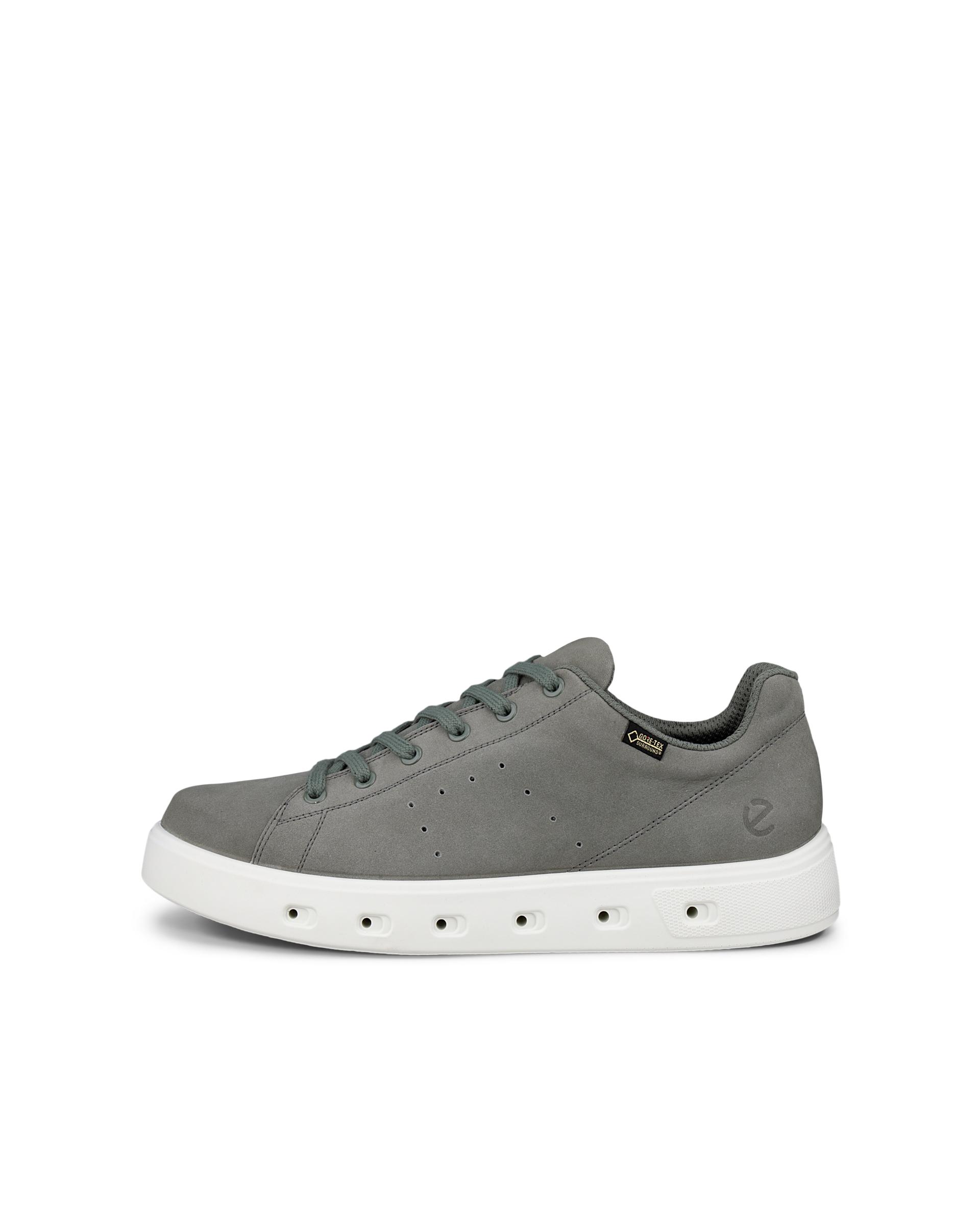 ECCO STREET – Men’s Nubuck Gore-Tex Trainer – Grey
