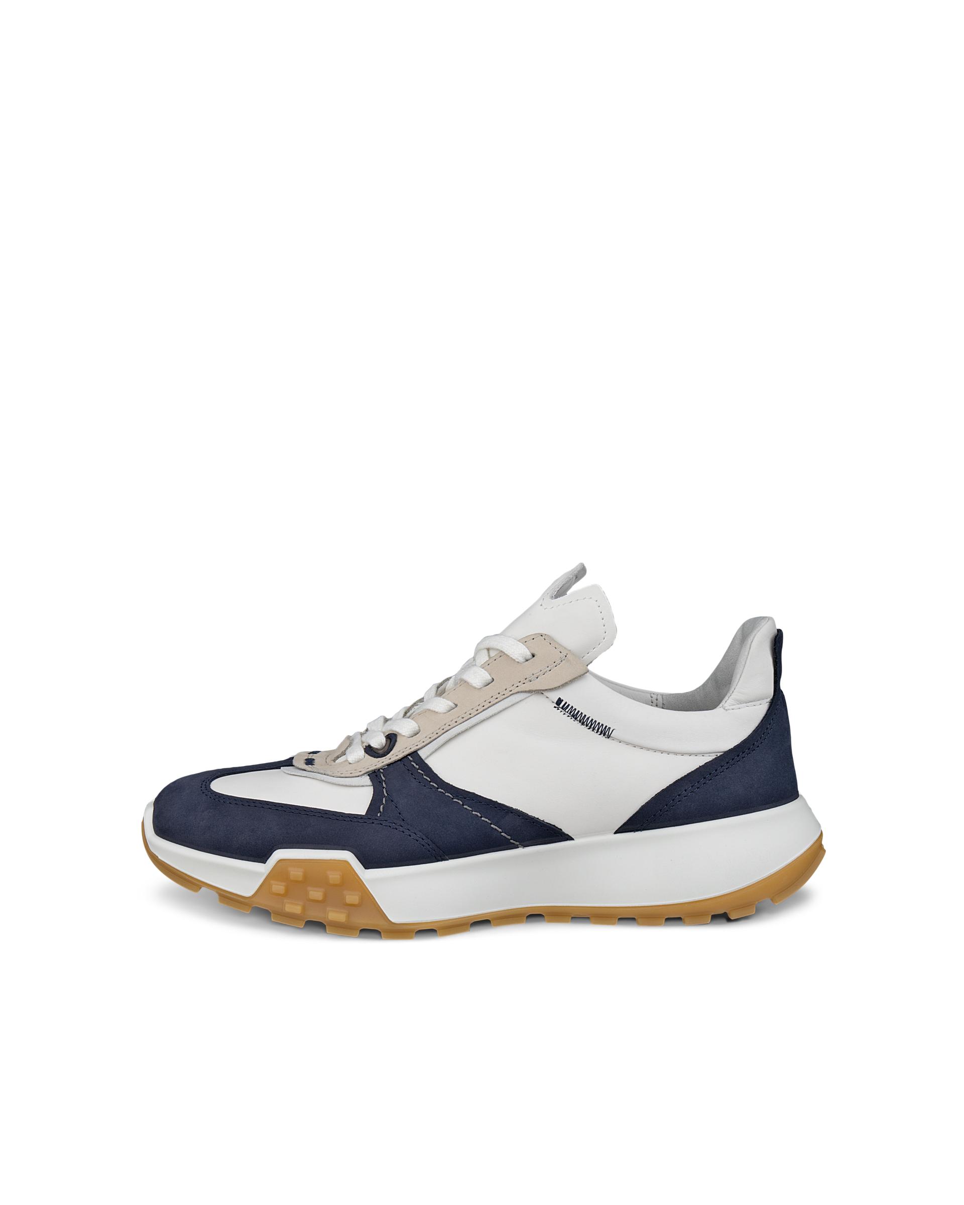 ECCO RETRO SNEAKER – Men’s Leather Trainer – Multicolour