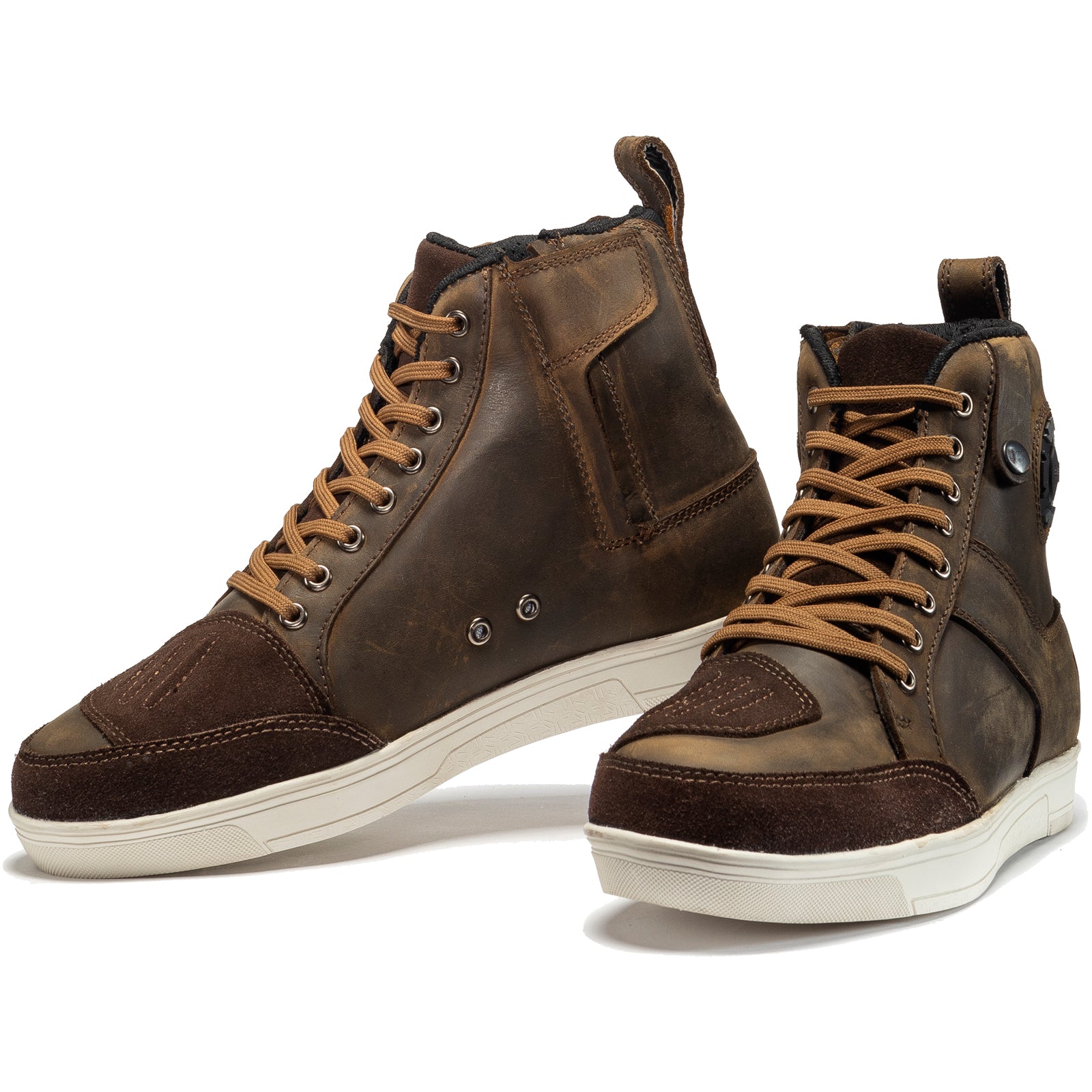 Black Street Ankle Motorcycle Boots – Brown | Black Street Ankle Motorcycle Boots – Brown |