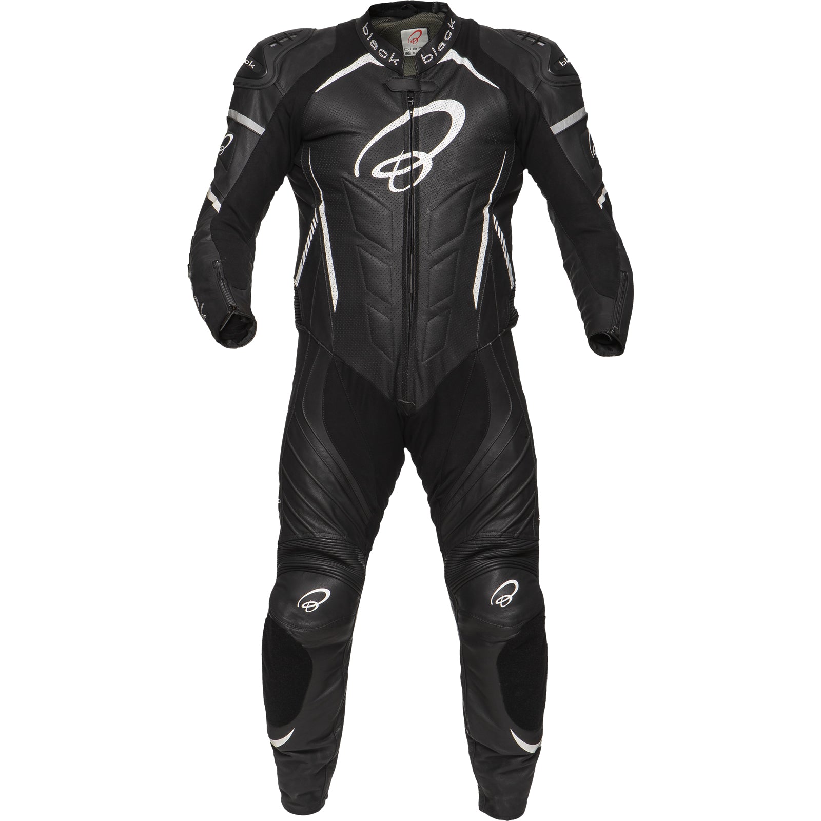 Black Thunder -Piece Leather Motorcycle Suit – Black ” | Black Thunder -Piece Leather Motorcycle Suit – Black ” |