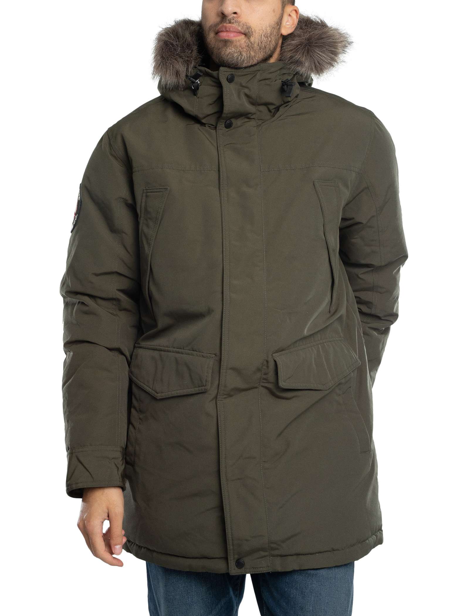 Everest Faux Fur Parka Jacket Everest Faux Fur Parka Jacket