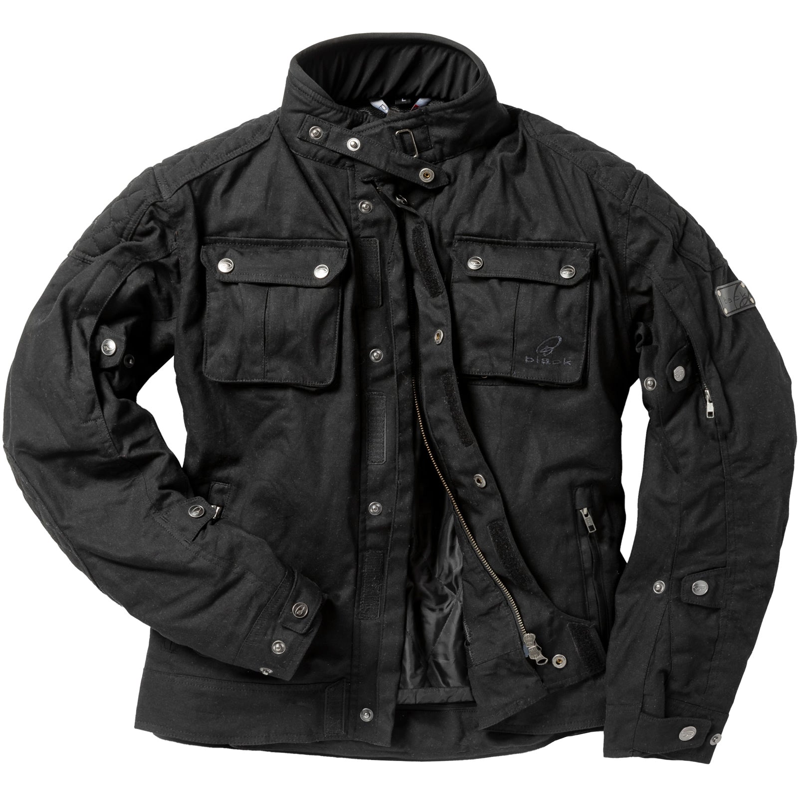 Black Pendle Wax Motorcycle Jacket – Black ” | | “