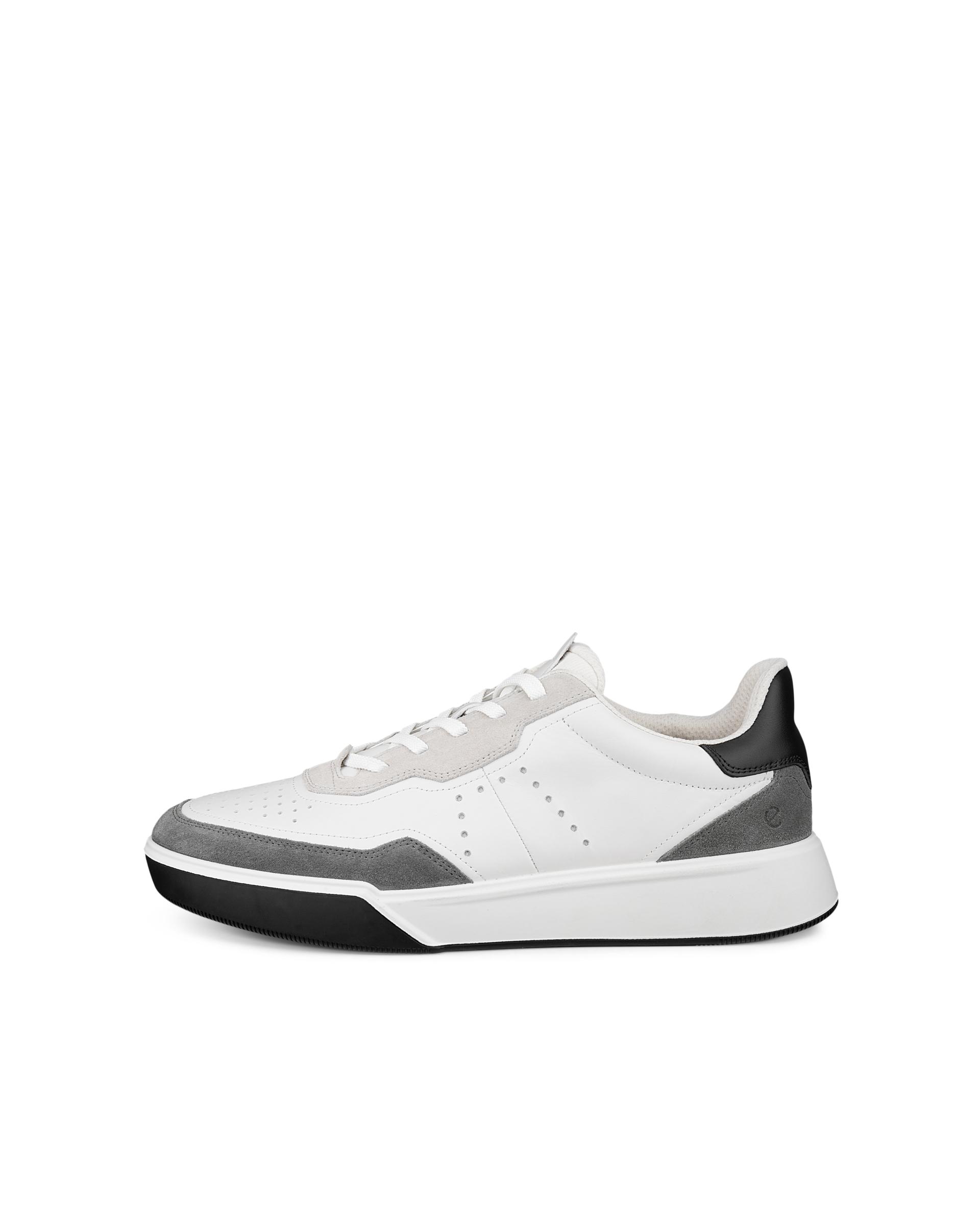 ECCO STREET COURT – Men’s Leather Trainer – White