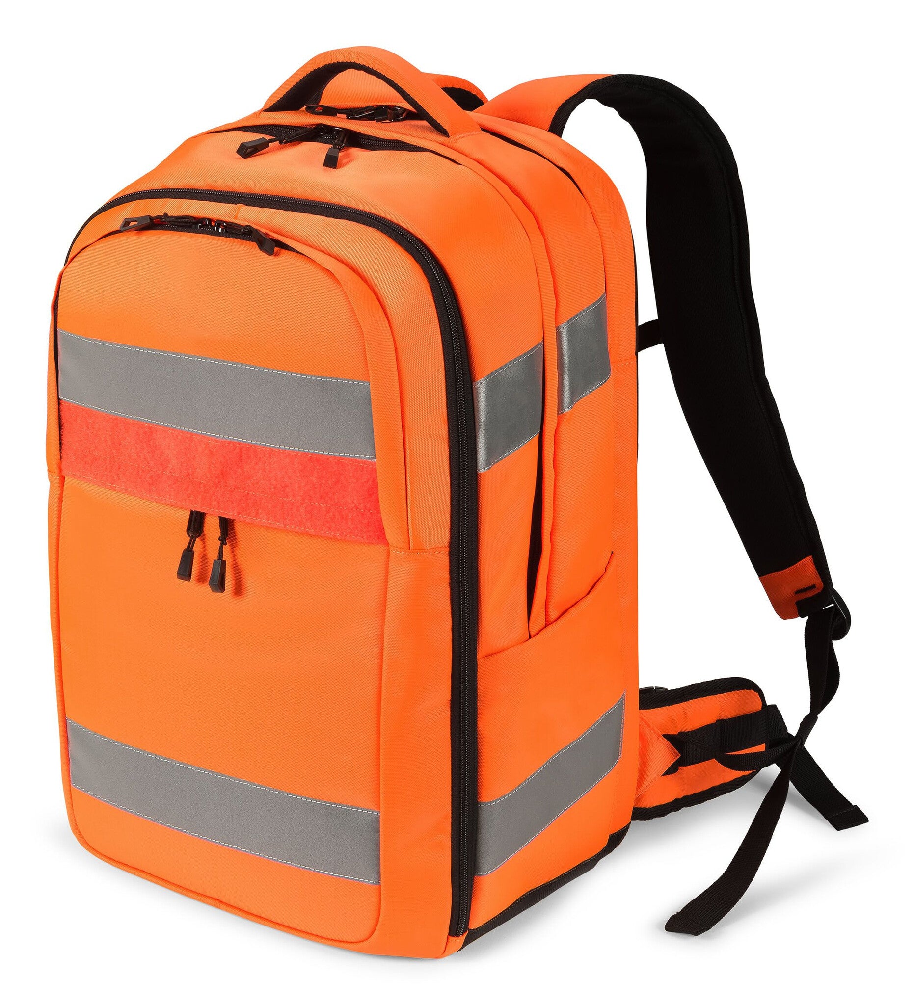 DICOTA Hi-Vis V backpack Rucksack Orange Recycled polyethylene terephthalate rPET, Thermoplastic polyurethane TPU DICOTA Hi-Vis V backpack Rucksack Orange Recycled polyethylene terephthalate rPET, Thermoplastic polyurethane TPU