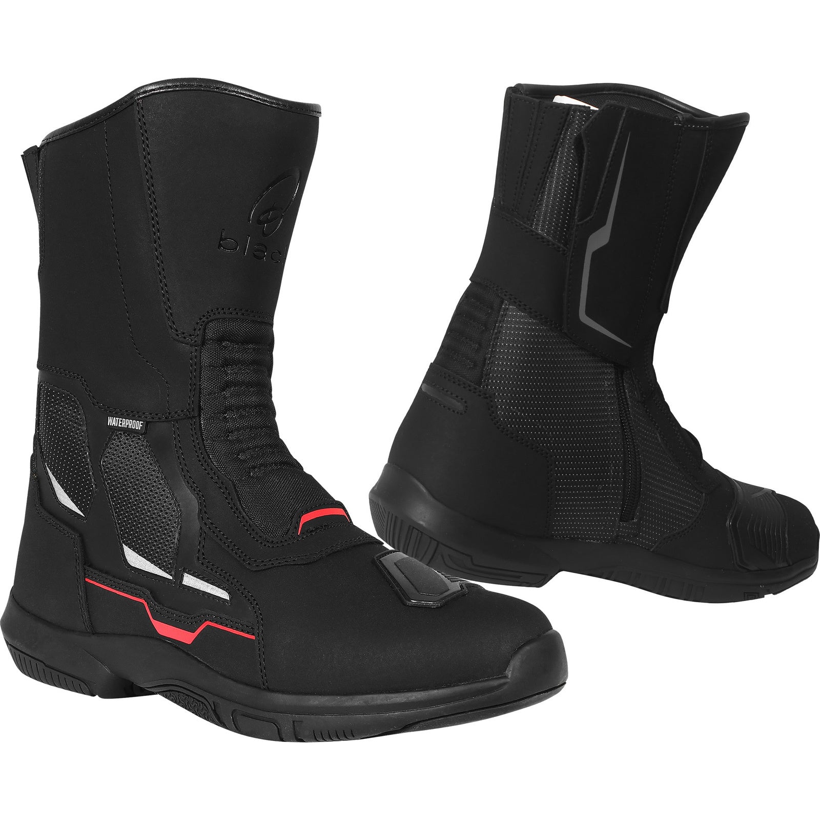 Black Venture Motorcycle Boots – Black | Black Venture Motorcycle Boots – Black |