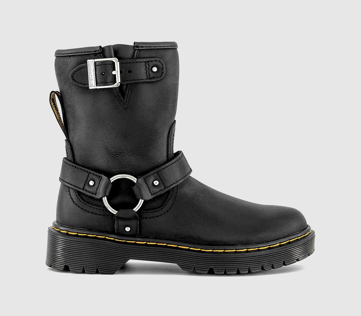 Dr. Martens Kids Genaya Junior Boots Black Dr. Martens Kids Genaya Junior Boots Black