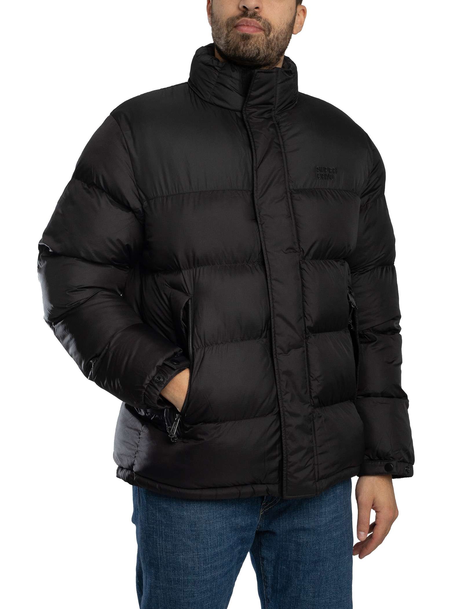 Non Hooded Tech Puffer Jacket Non Hooded Tech Puffer Jacket