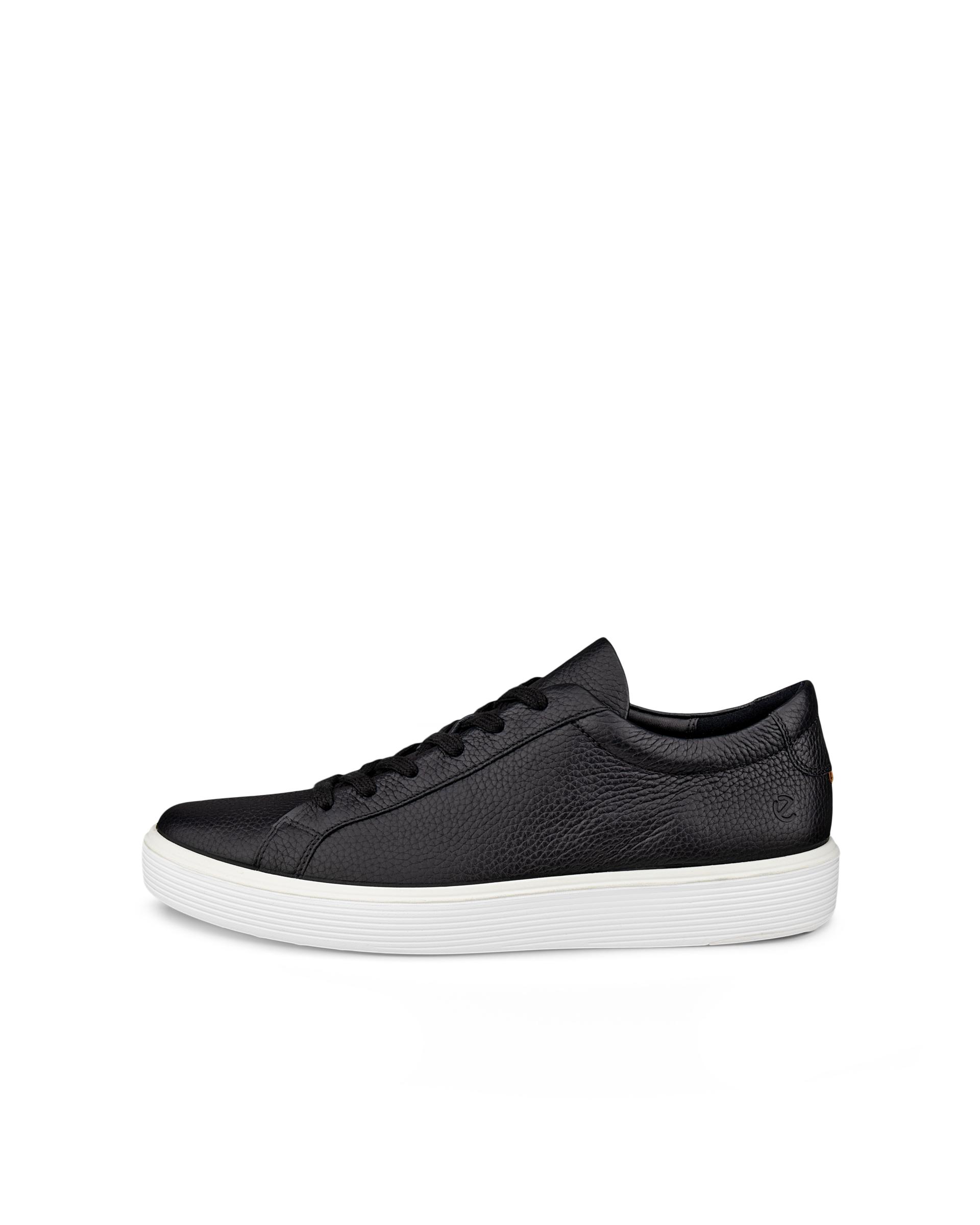 ECCO SOFT – Men’s Leather Trainer – Black ECCO SOFT – Men’s Leather Trainer – Black