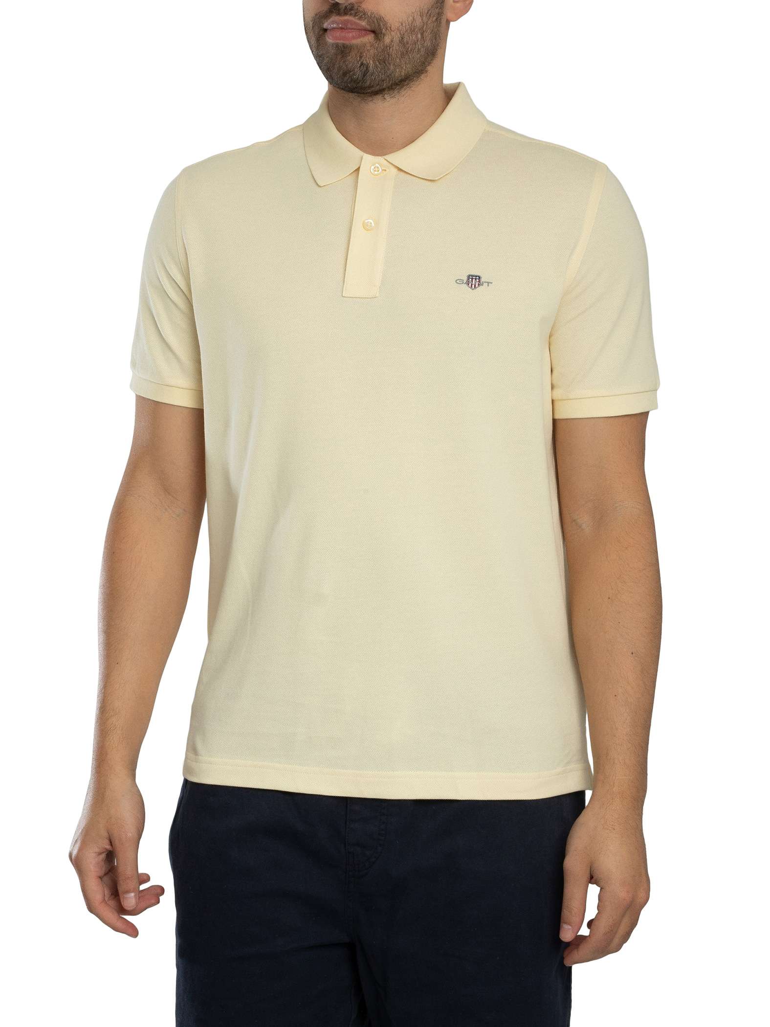 Regular Shield Pique Polo Shirt