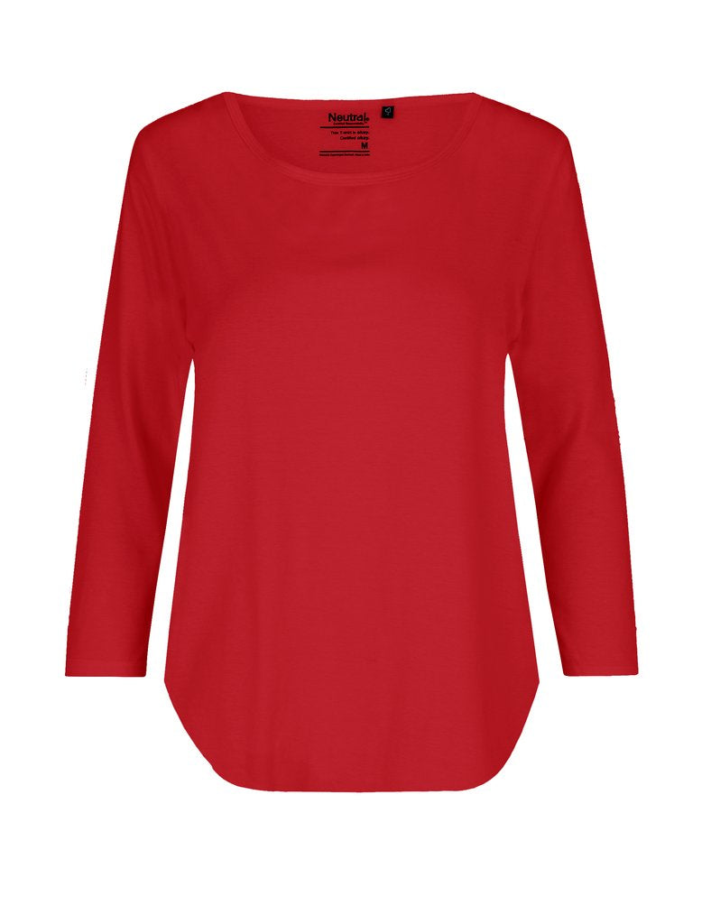 Fairtrade Organic Loose Sleeve shirt – Red