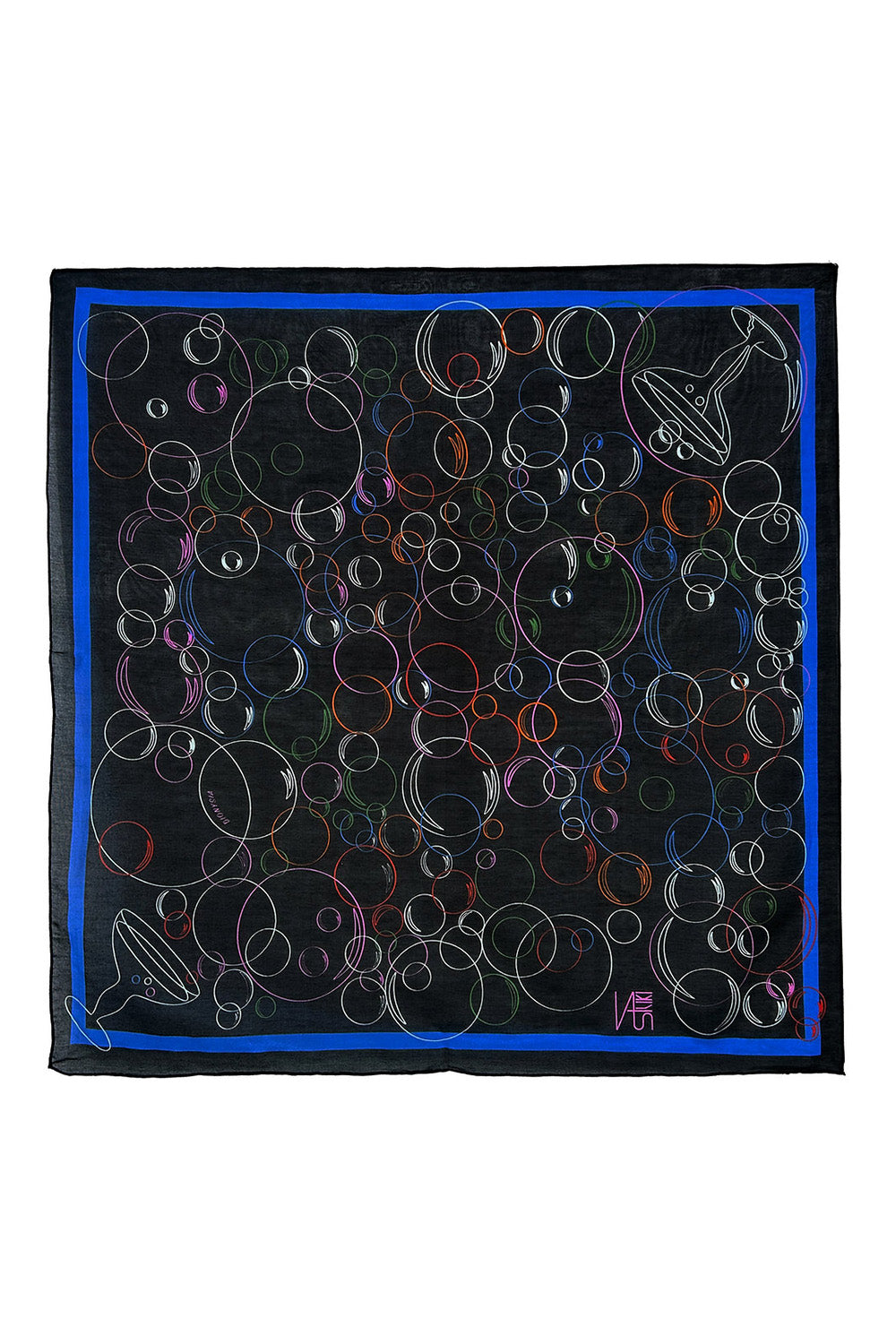 Vasiliki Design On The Rocks Silk Cotton Scarf Vasiliki Design On The Rocks Silk Cotton Scarf