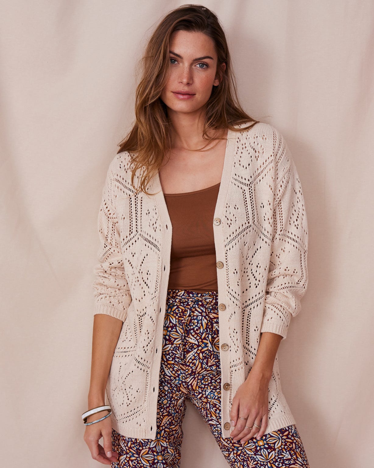 Damart Longline Cardigan