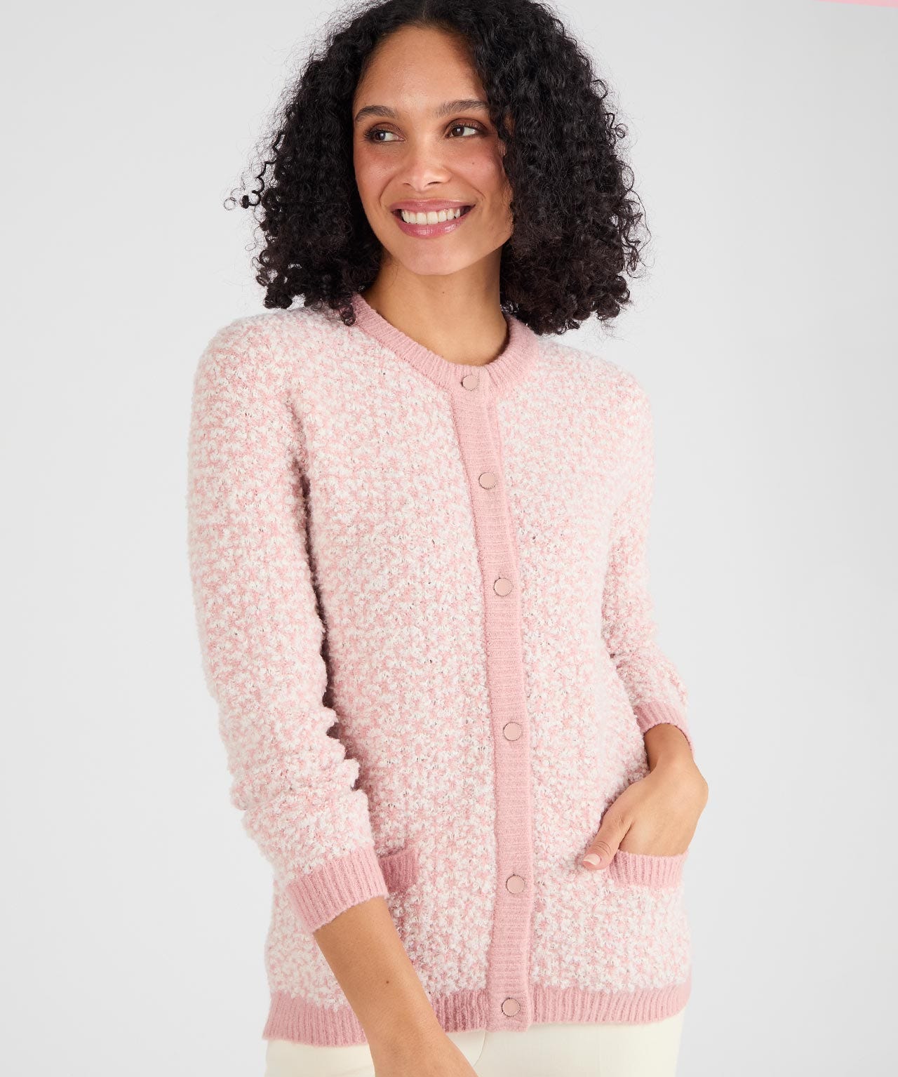 Damart Wool Blend Cardigan