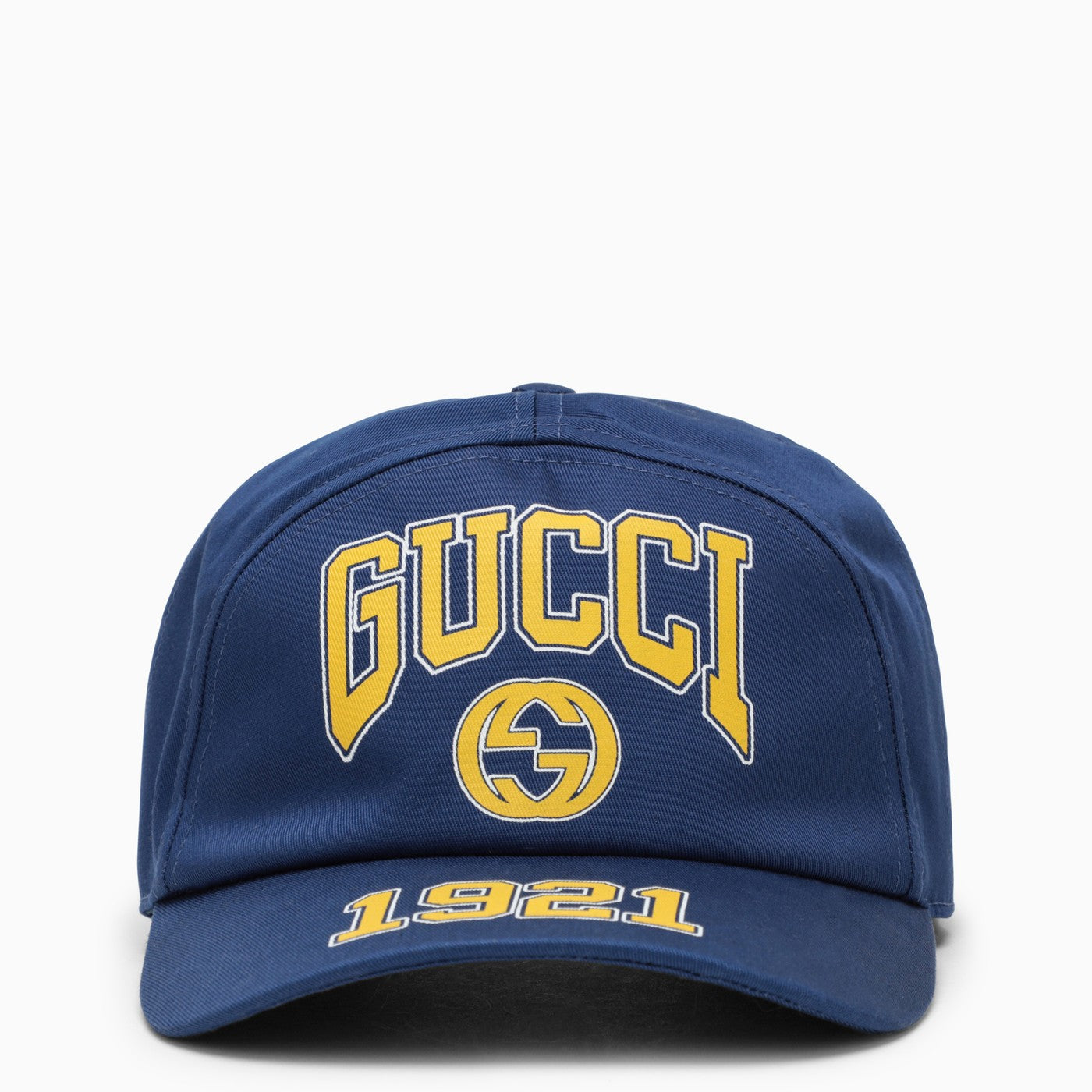 Blue baseball cap with logo Blue baseball cap with logo