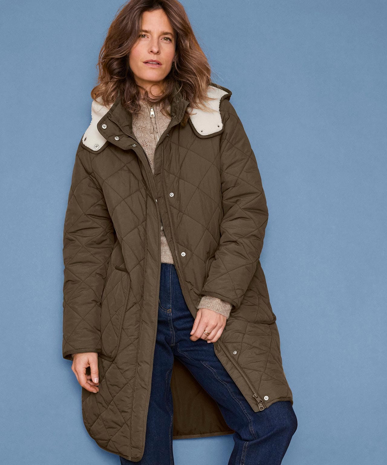 Damart Thermolactyl Quilted Fleece Lined Parka Damart Thermolactyl Quilted Fleece Lined Parka