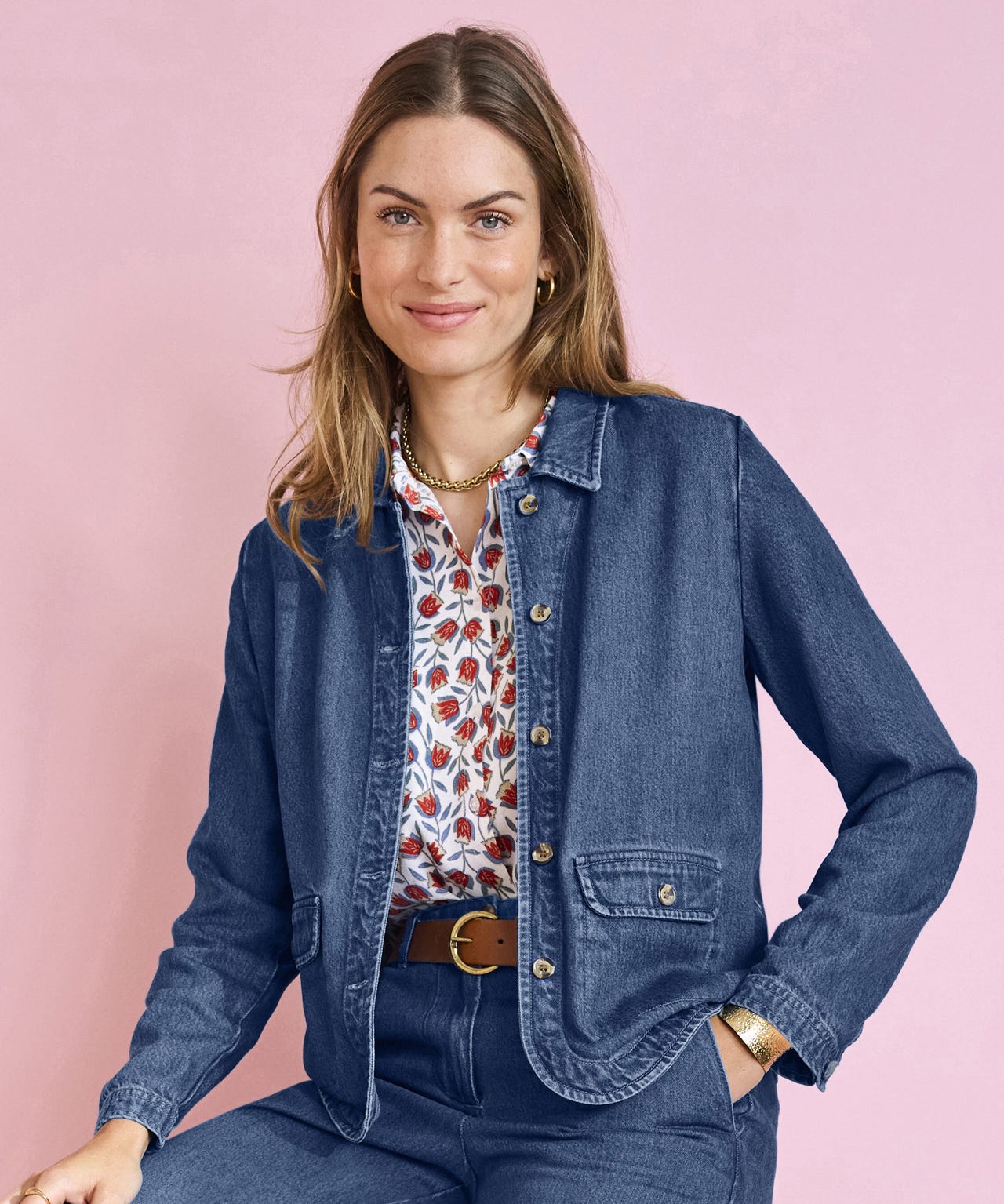 Damart Denim Look Jacket Damart Denim Look Jacket