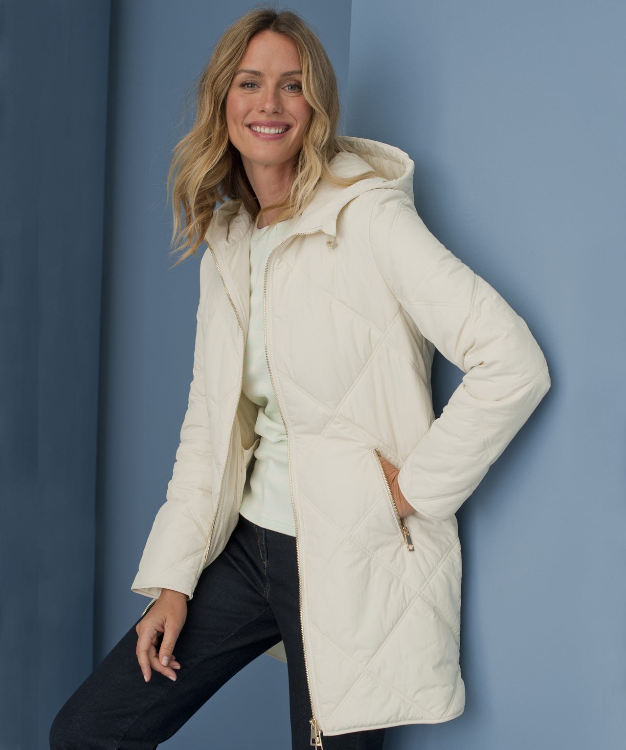 Damart Quilted Hooded Parka Damart Quilted Hooded Parka