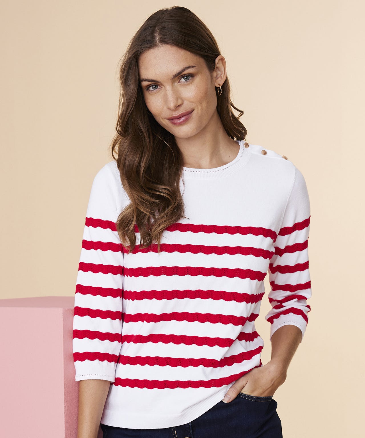 Damart Stripe Jumper