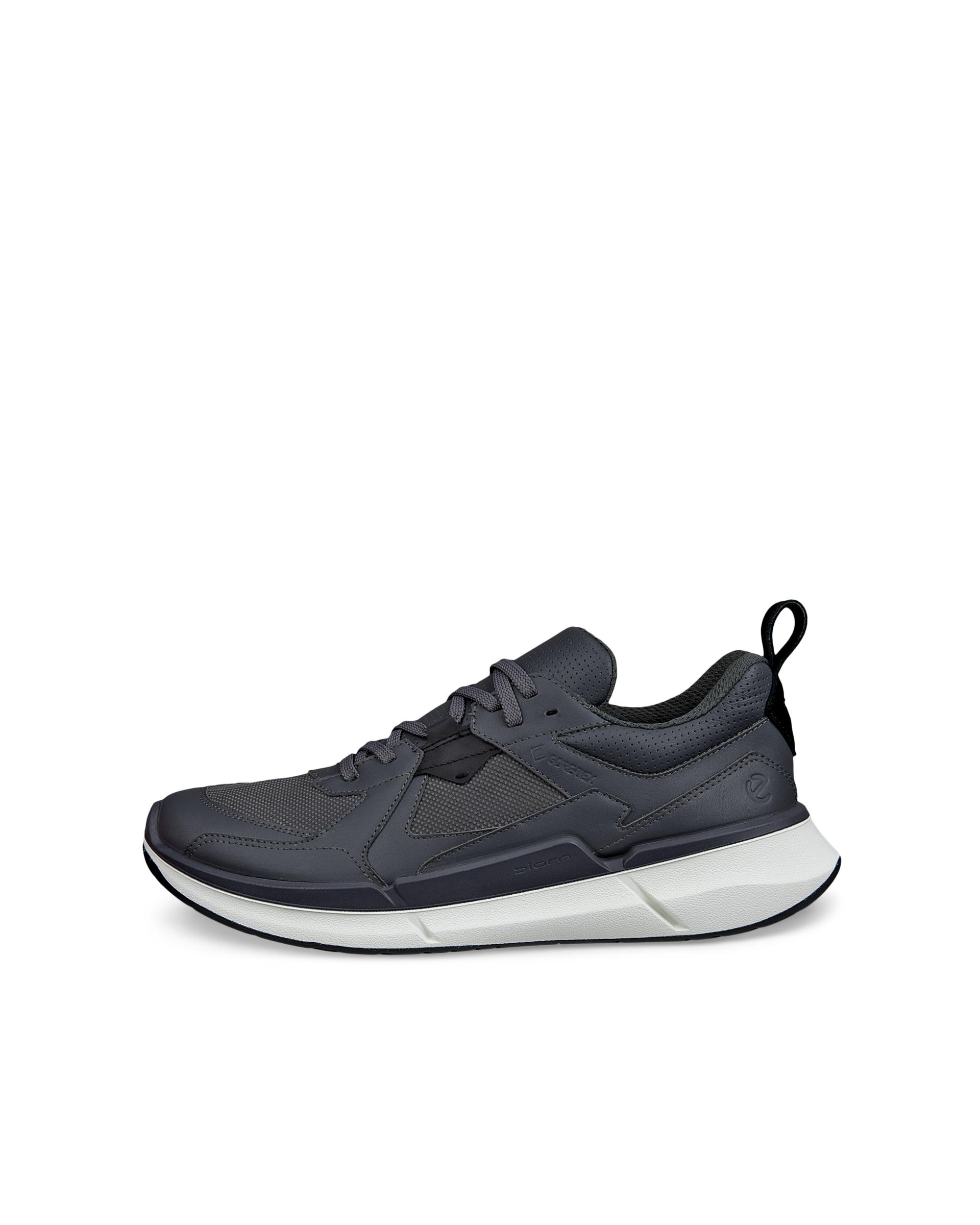 ECCO BIOM . – Men’s Leather Gore-Tex Trainer – Grey