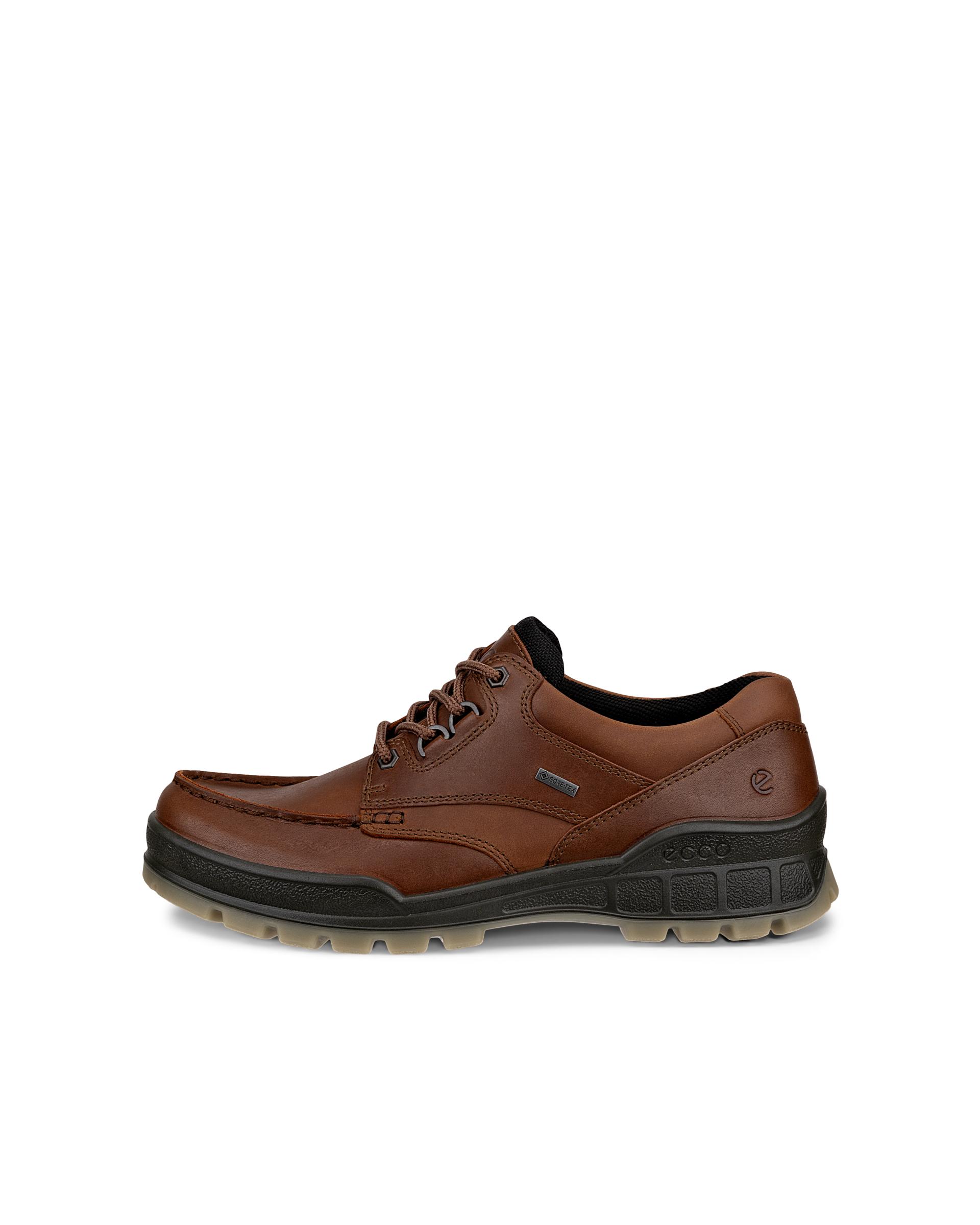 ECCO TRACK – Men’s Leather Gore-Tex Outdoor Trainer – Brown