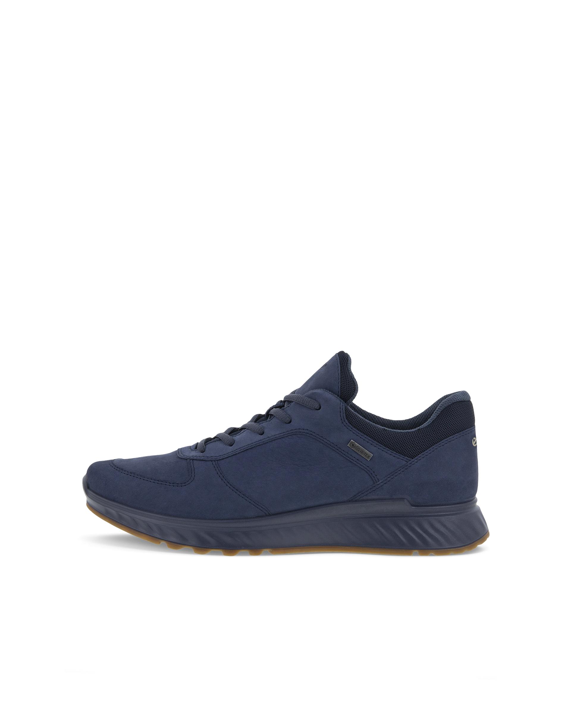 ECCO EXOSTRIDE – Men’s Nubuck Gore-Tex Outdoor Trainer – Blue ECCO EXOSTRIDE – Men’s Nubuck Gore-Tex Outdoor Trainer – Blue