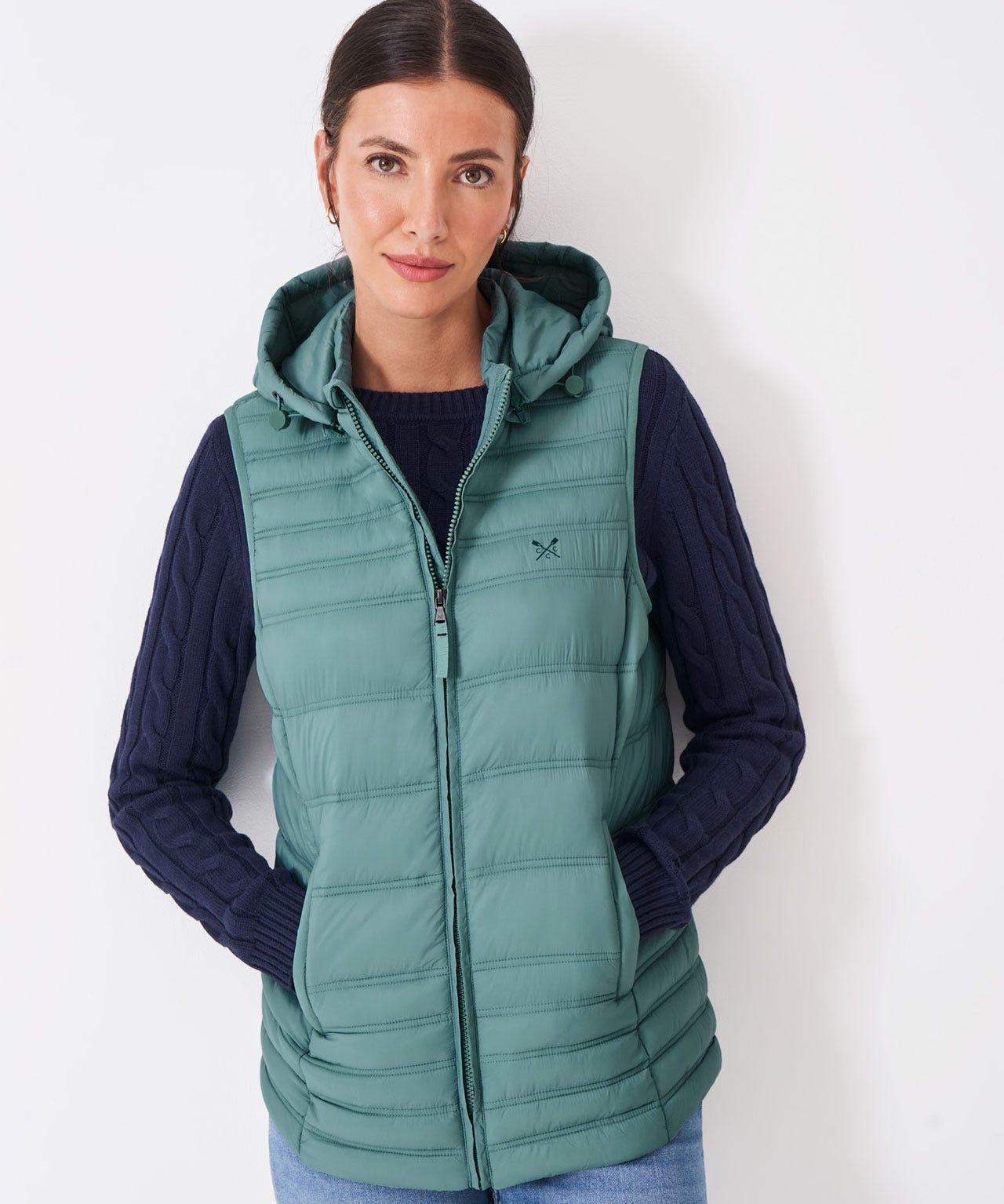 Damart Crew Clothing Lightweight Gilet