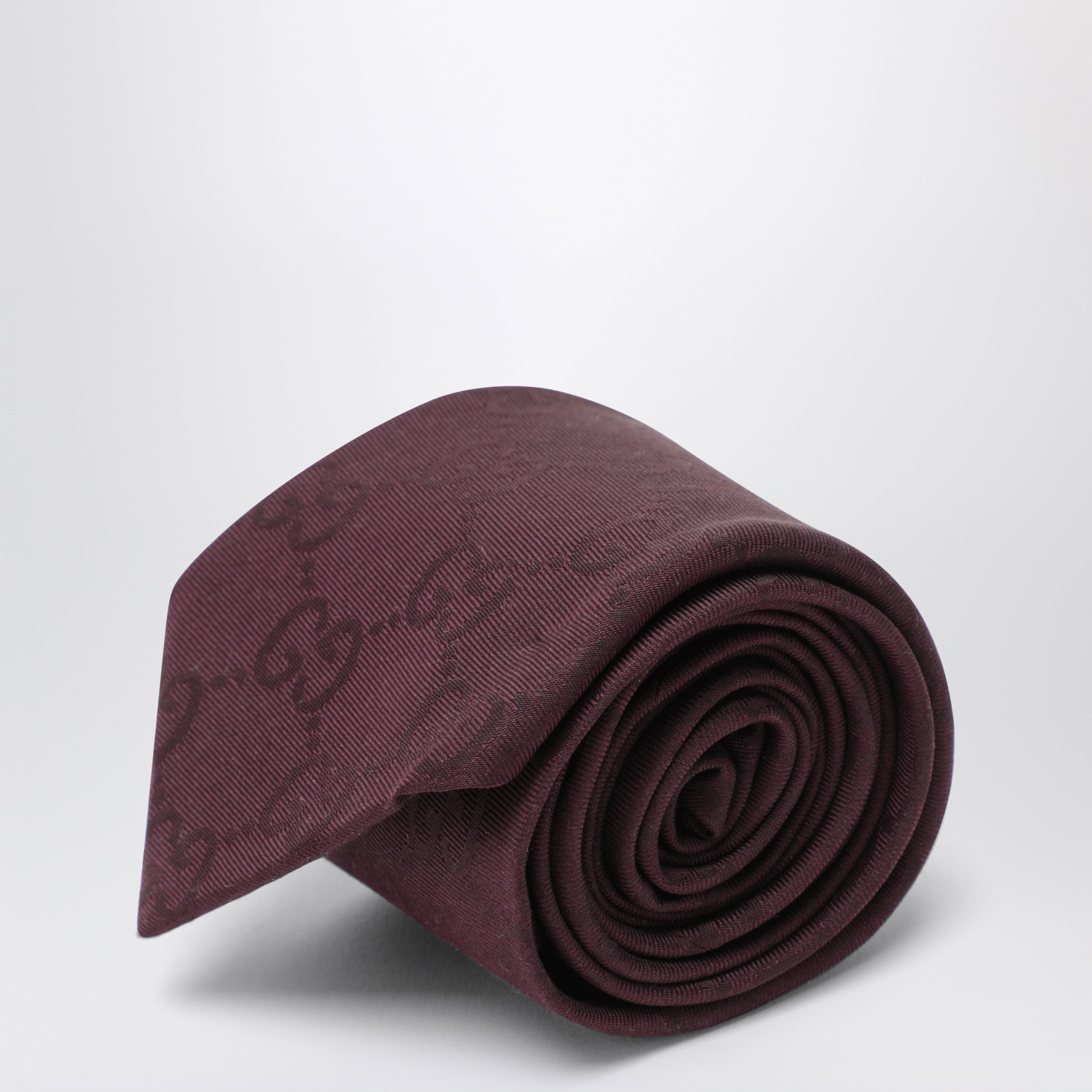 Tie in GG cotton and silk jacquard