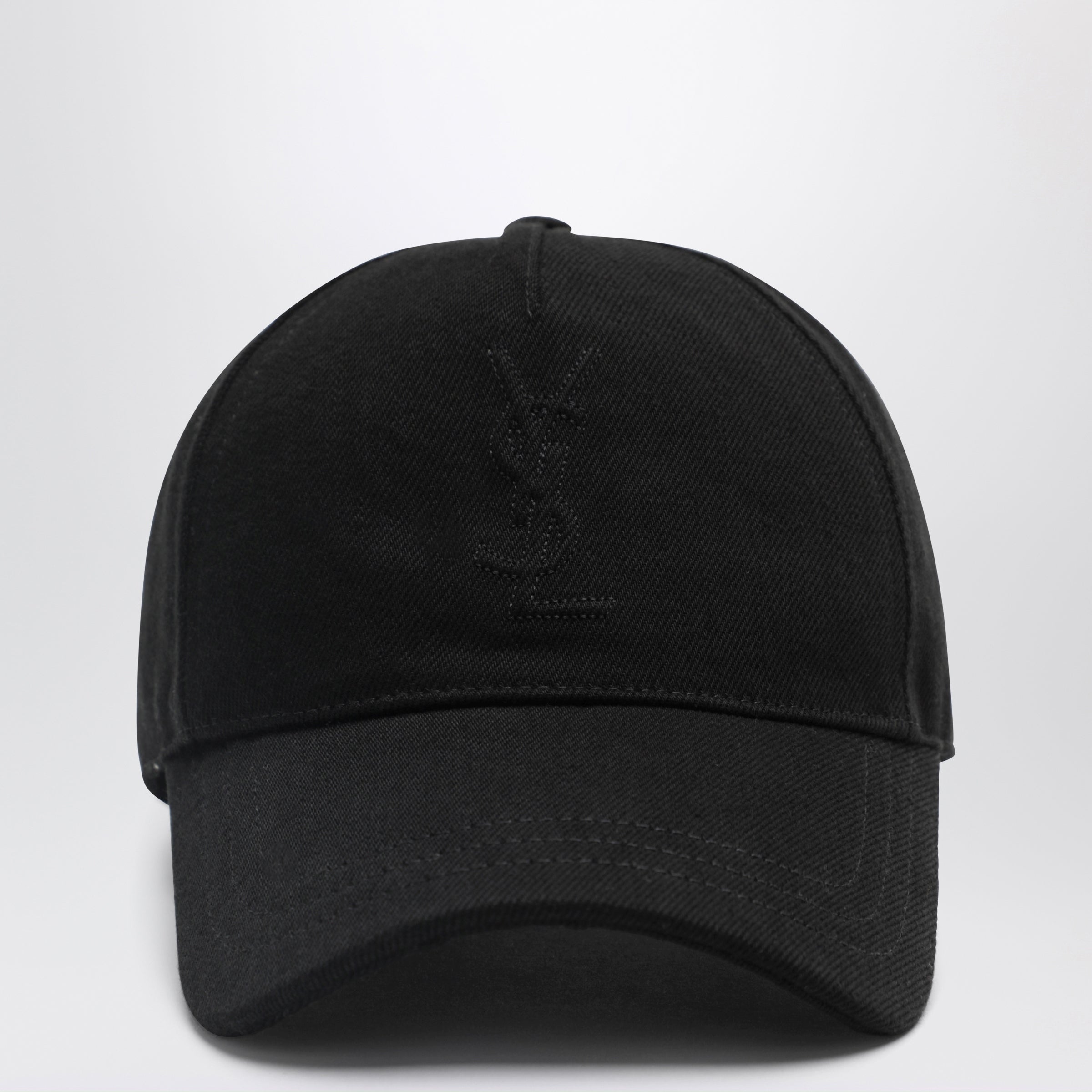 Cassandre black cotton baseball cap
