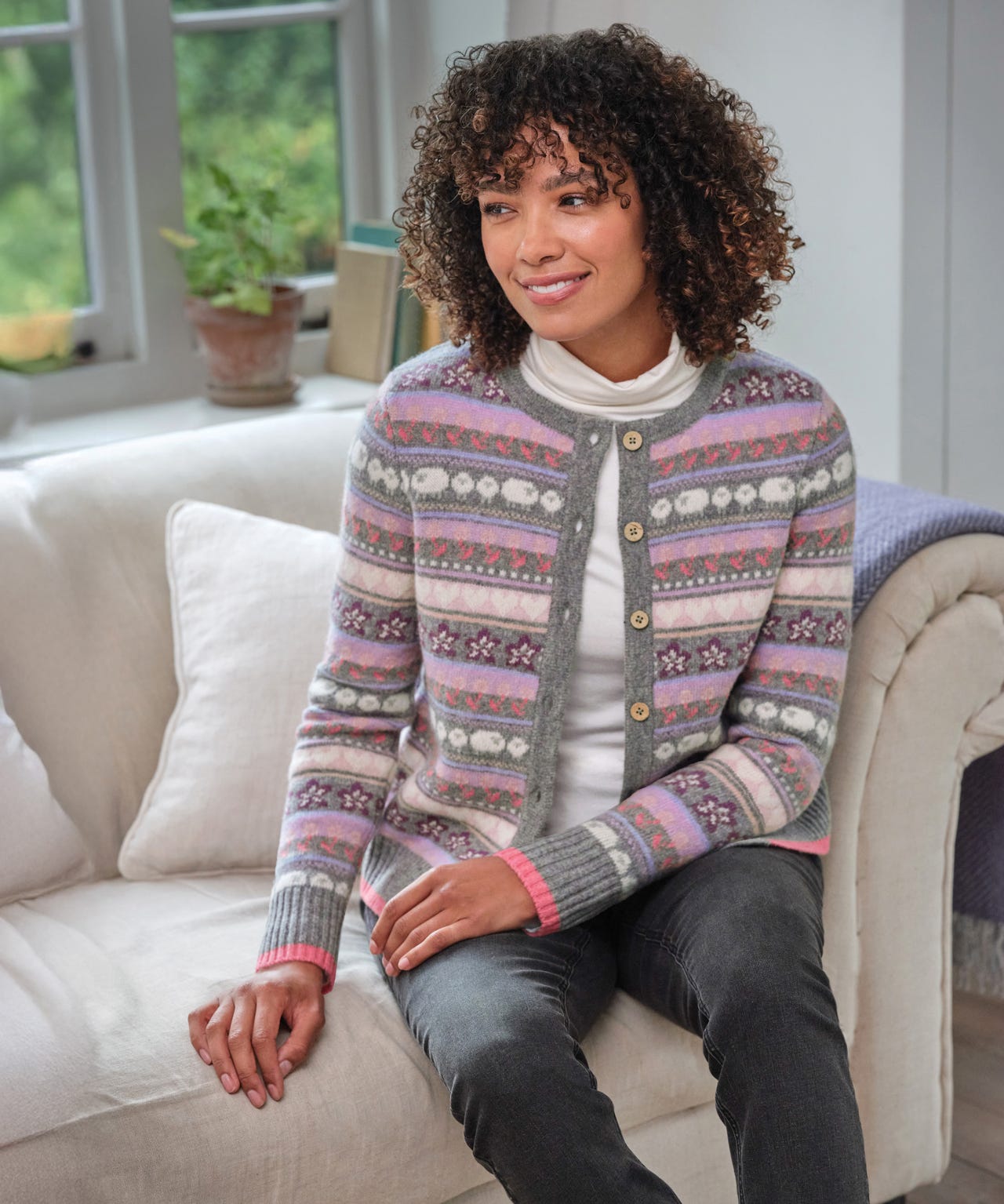 Damart WoolOvers Fairisle Cardigan