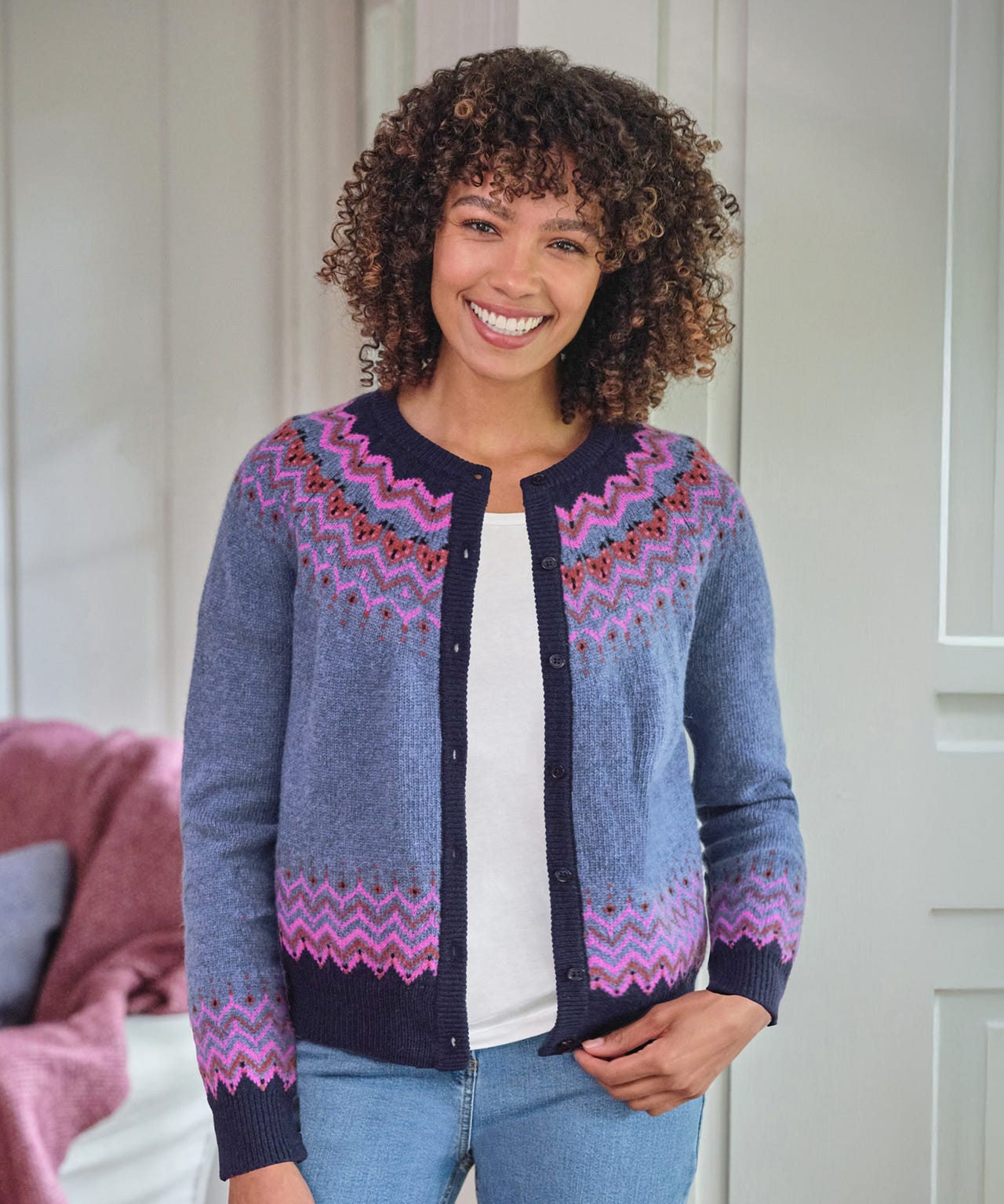 Damart WoolOvers Fairisle Cardigan