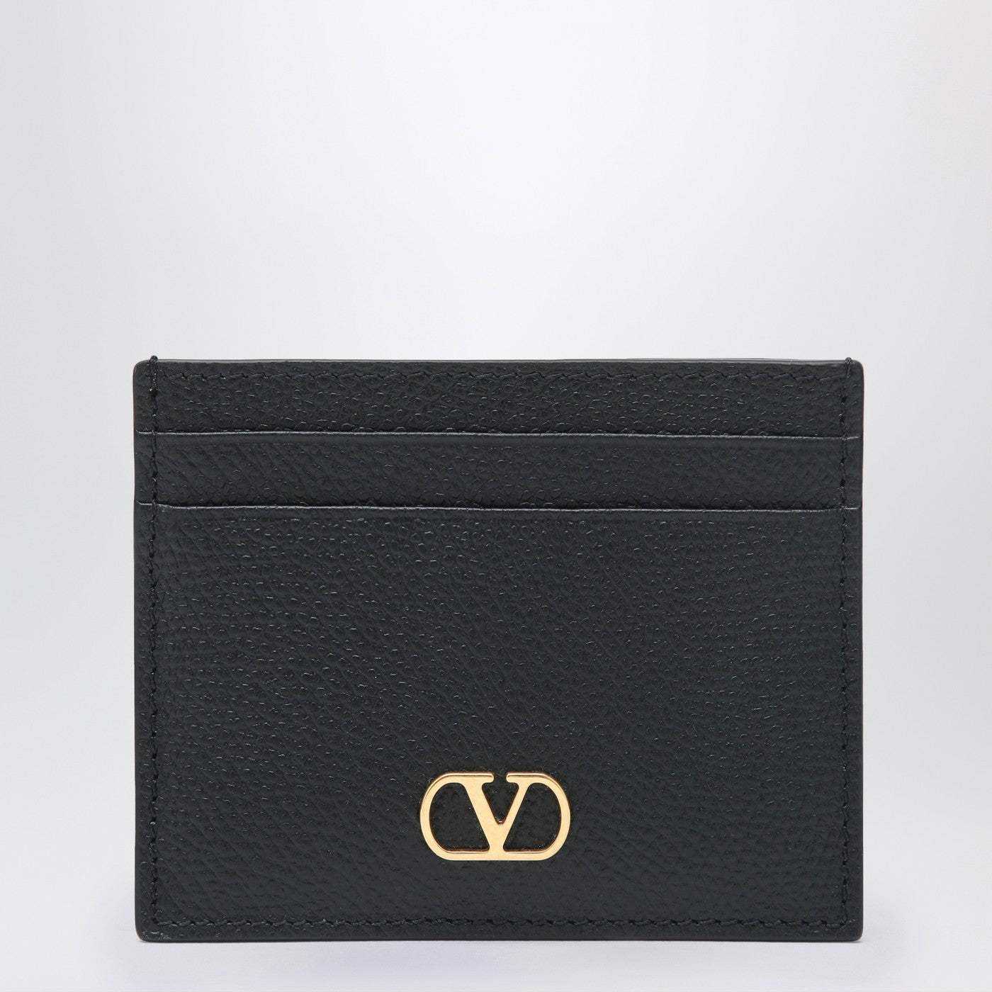 VLogo Signature black credit card holder VLogo Signature black credit card holder