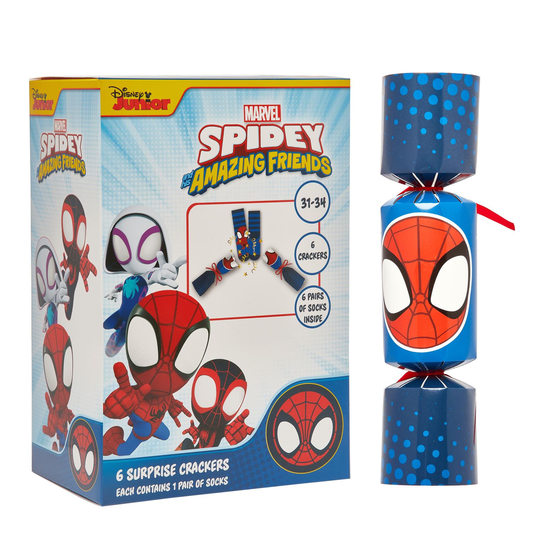 Spidey & Friends Christmas Cracker Socks – Pack of Spidey & Friends Christmas Cracker Socks – Pack of