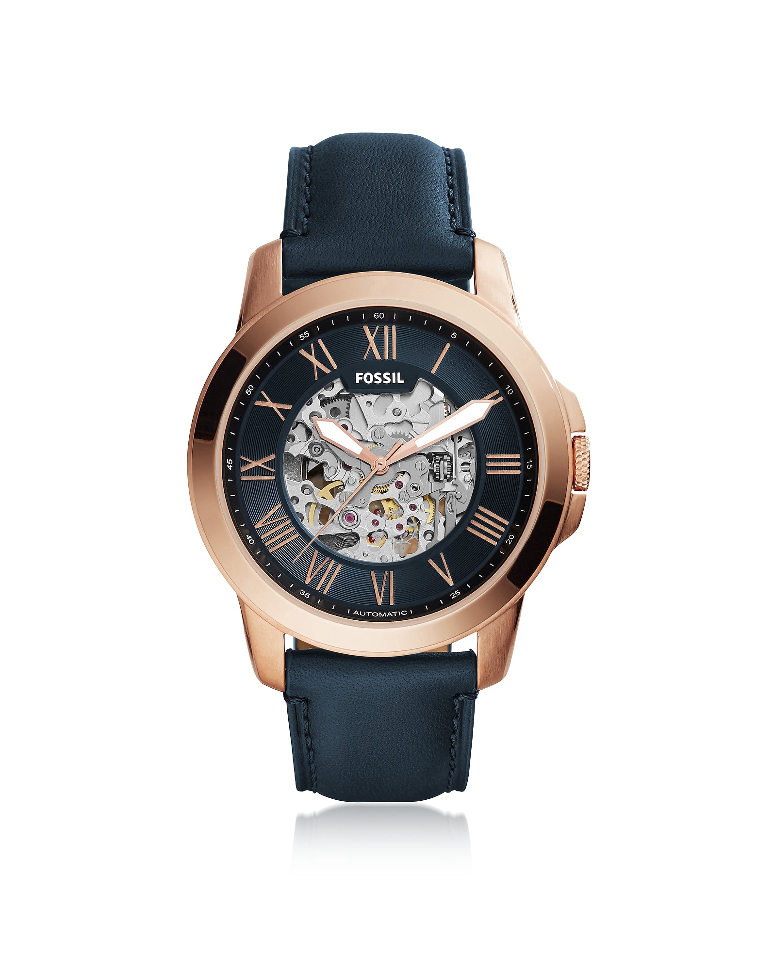 Fossil Grant ME Men’s Automatic Skeleton Dial Watch Fossil Grant ME Men’s Automatic Skeleton Dial Watch