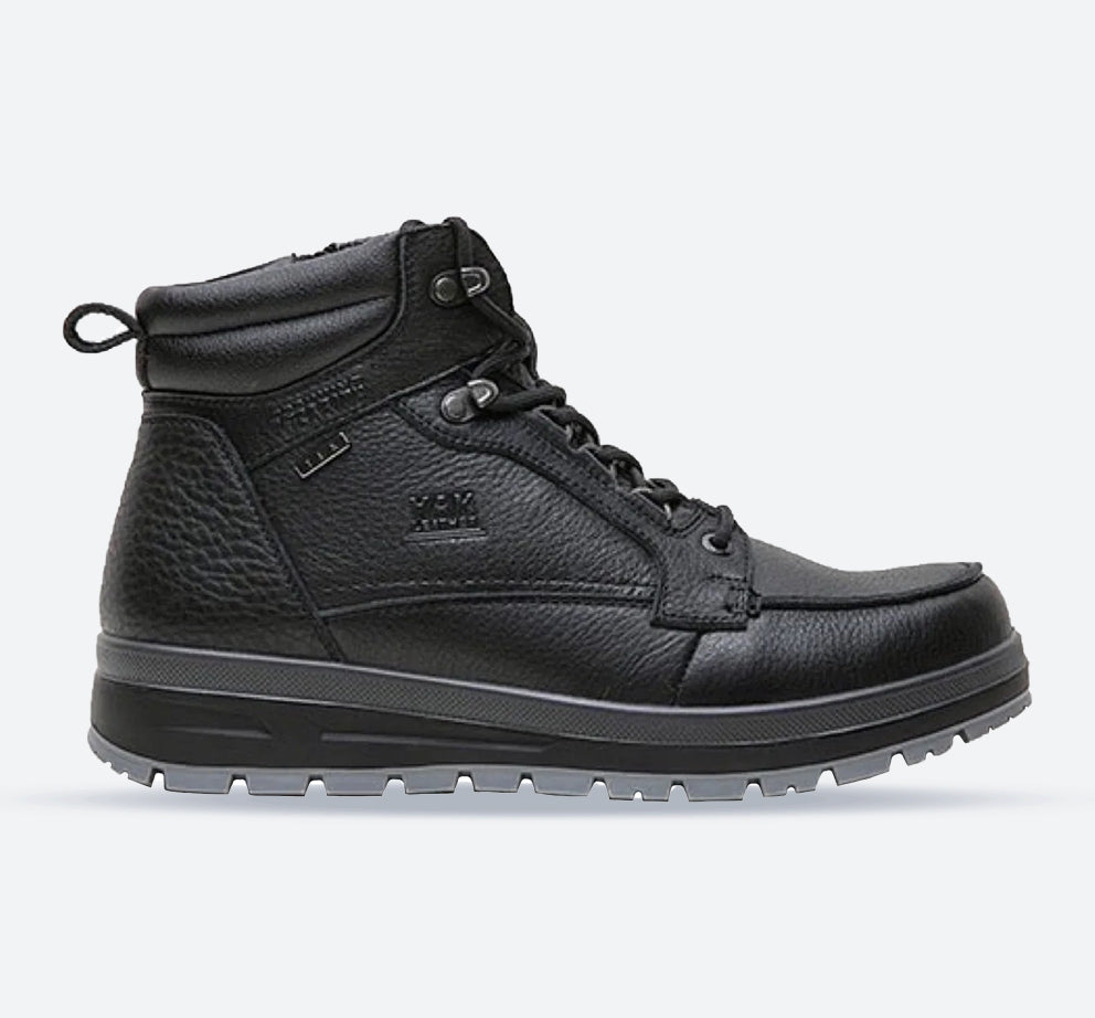 Mens Wide Fit Grunwald A- Pullup Tex Trekking Boots, Black E