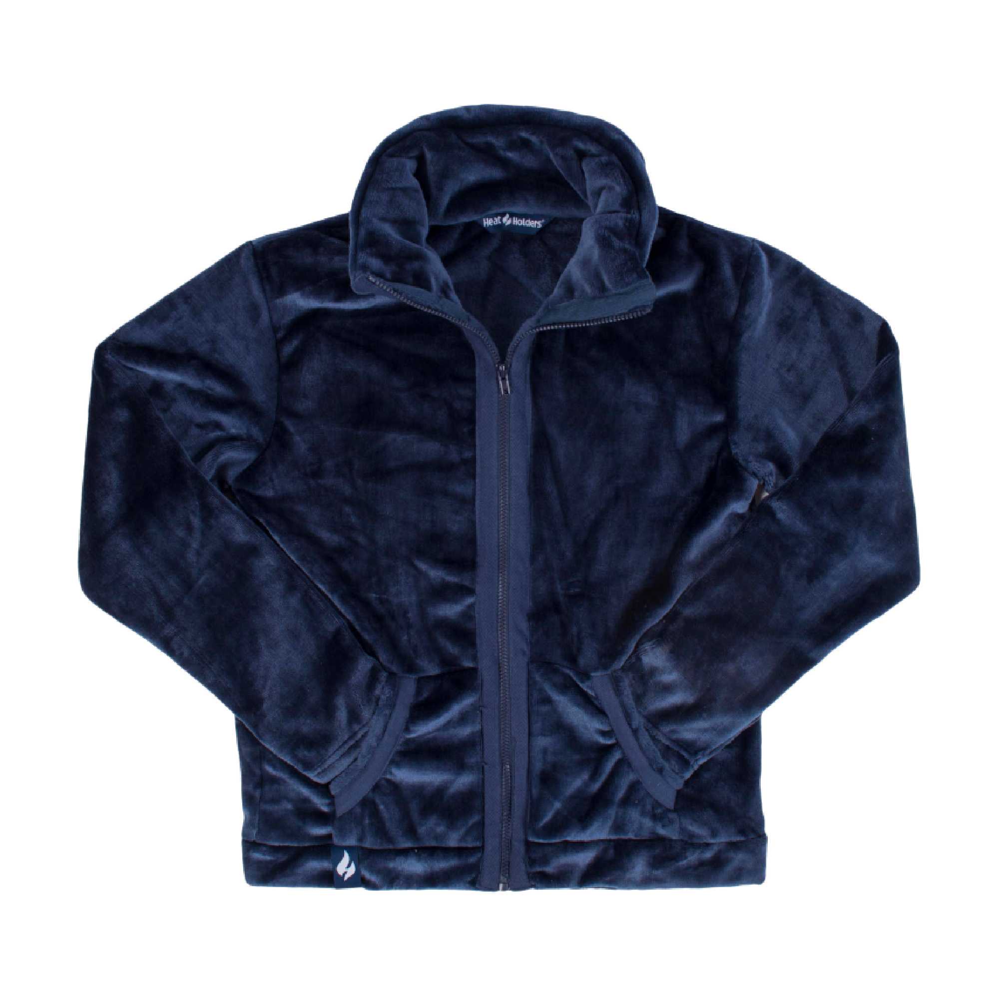 Mens Soul Warming Soft Fleece Snoodie Hoodie for Winter – S-M Navy
