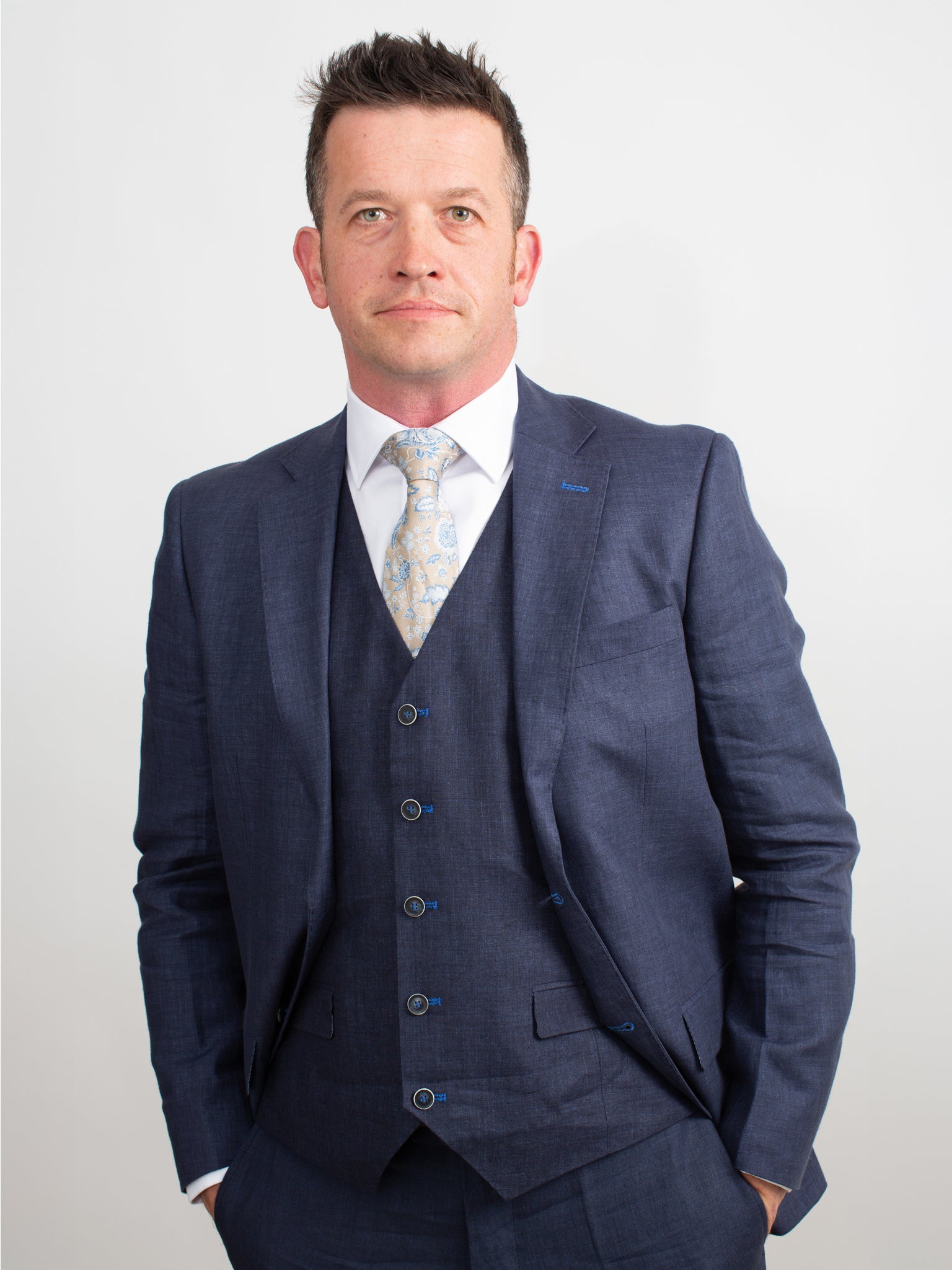 Golding Linen Three Piece Suit Golding Linen Three Piece Suit