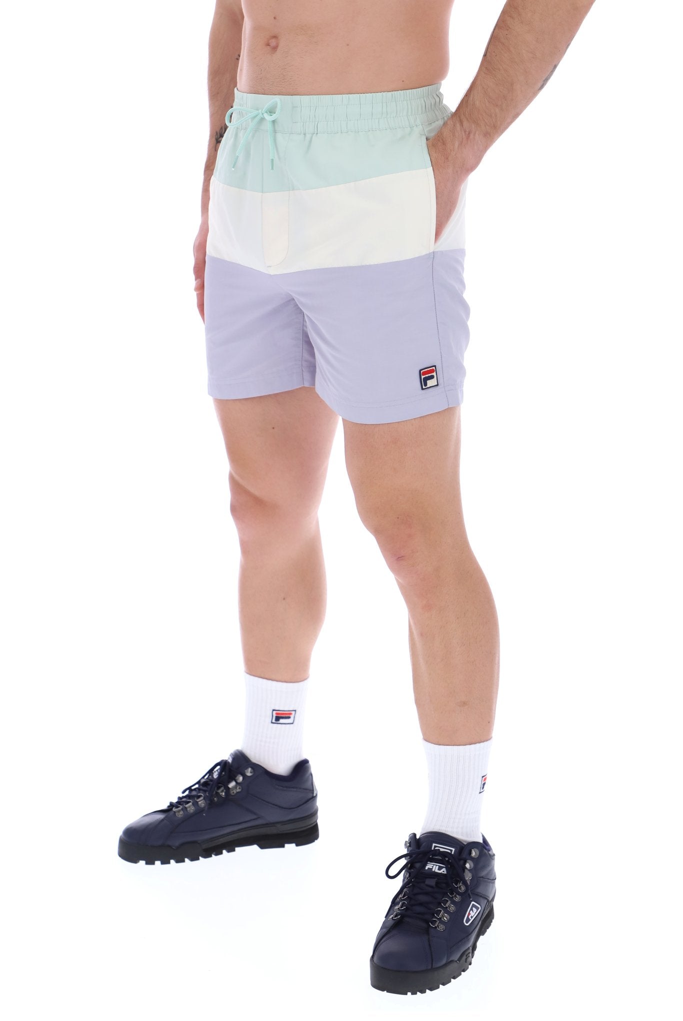 Alexi Colour Block Swim Shorts –
