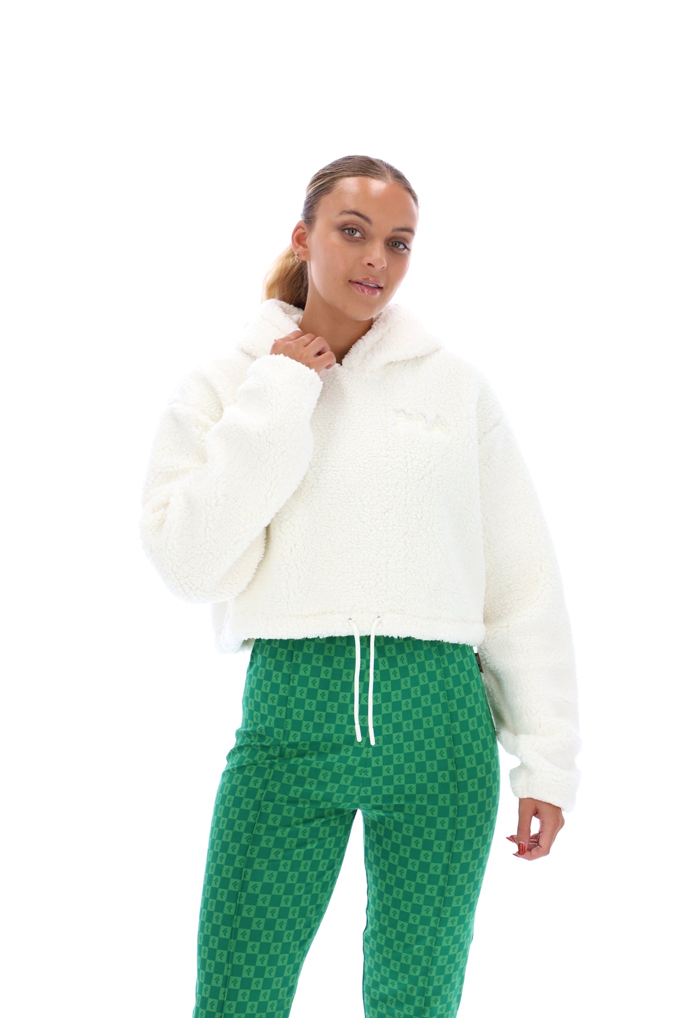 Abbey Cropped Fleece Hoodie Abbey Cropped Fleece Hoodie