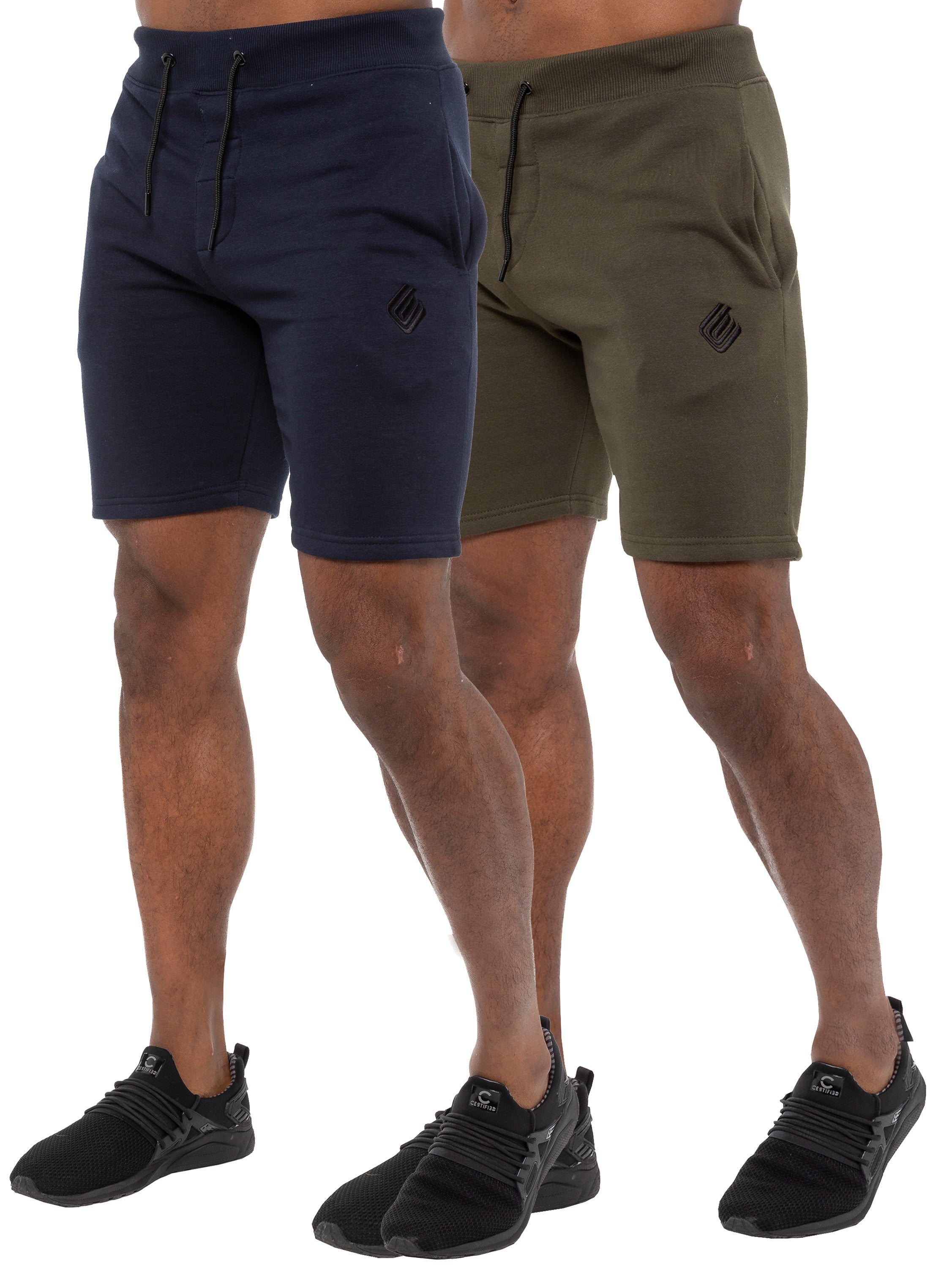 Mens Fleece Gym Shorts