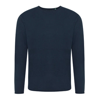 Lightweight Knit Recycled Sweatshirt – Navy