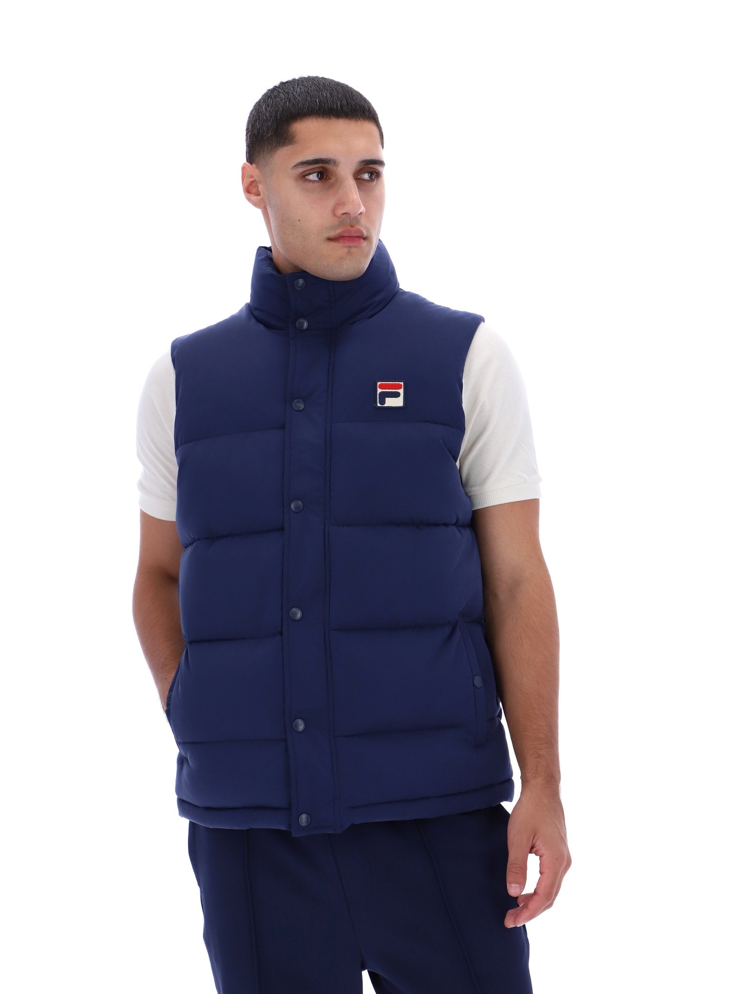 Fila Navy Blaze Padded Gilet –
