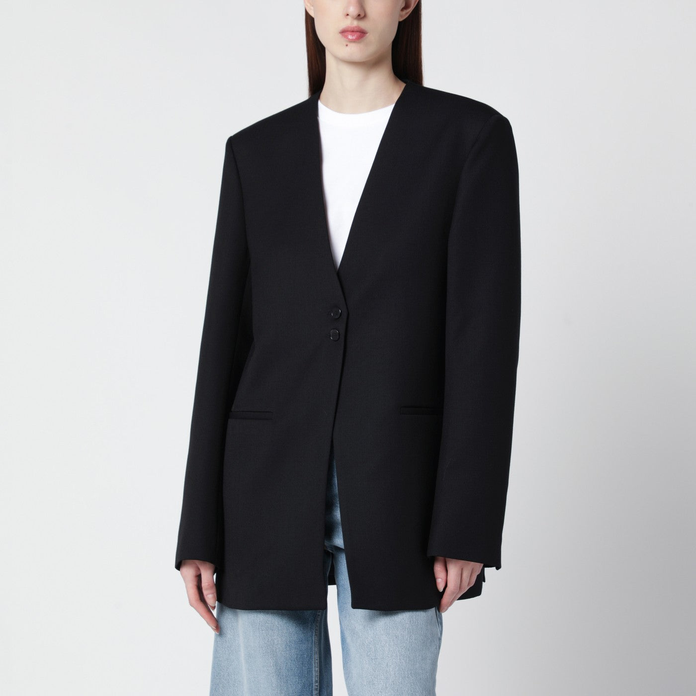 Winsen black wool-blend jacket Winsen black wool-blend jacket