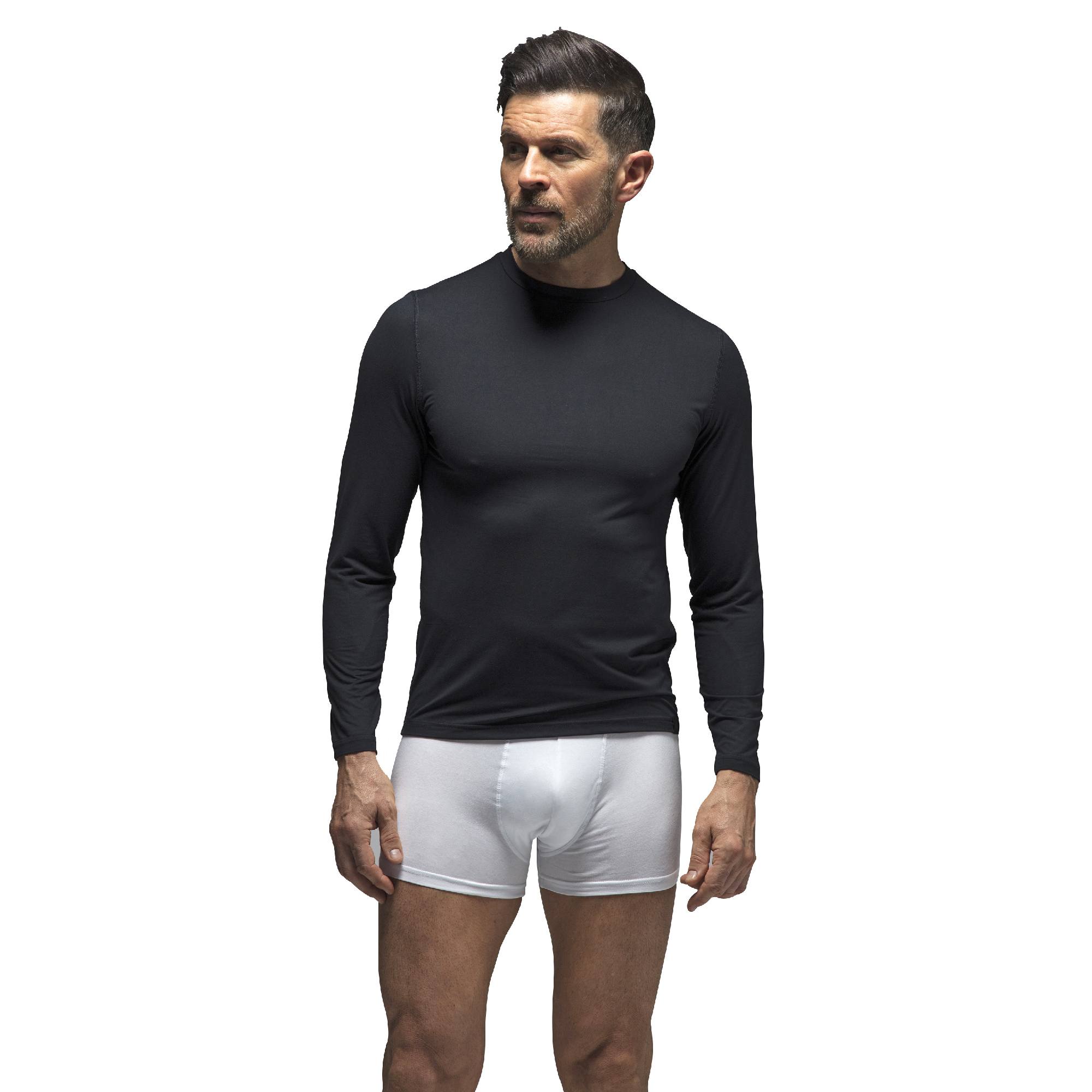 Mens Fleece Lined Base Layer Thermal Long Sleeve Top – X Warm