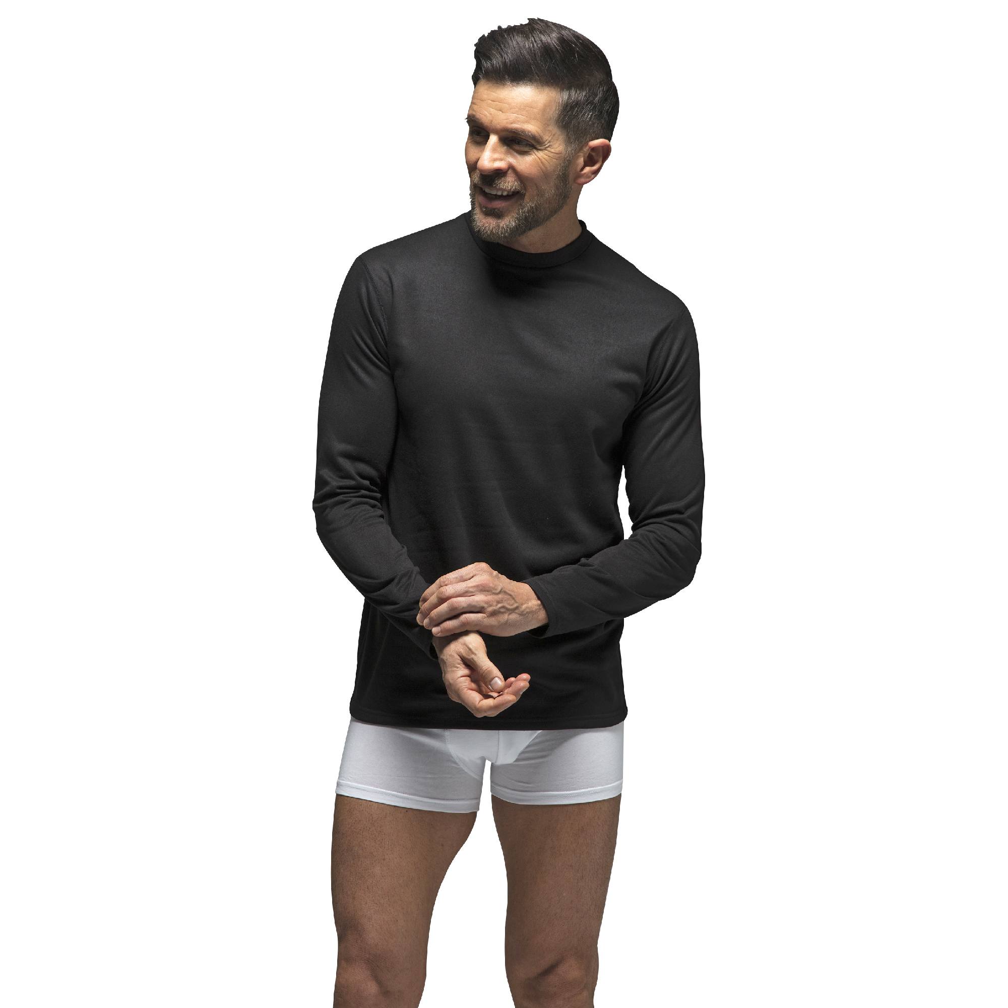 Mens Fleece Lined Base Layer Thermal Long Sleeve Top – M X-Warm Mens Fleece Lined Base Layer Thermal Long Sleeve Top – M X-Warm
