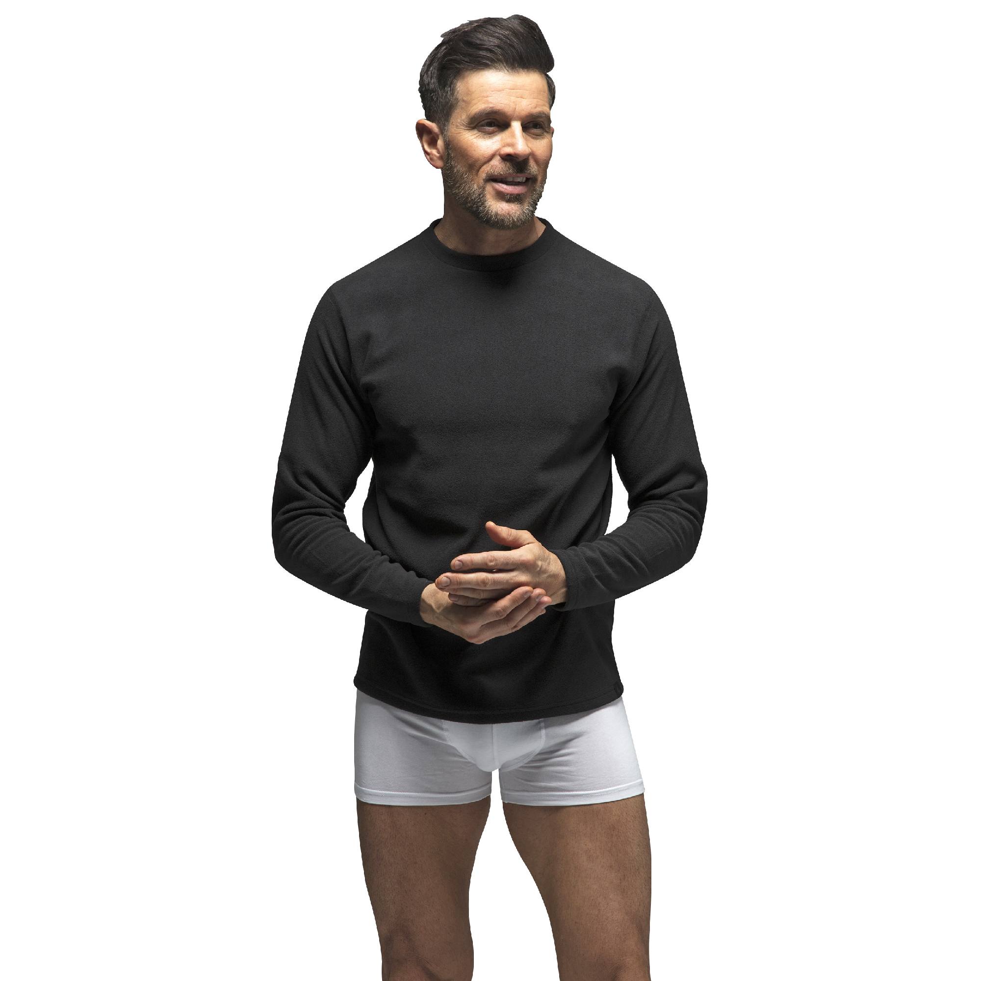 Mens Fleece Lined Base Layer Thermal Long Sleeve Top – XX-Warm