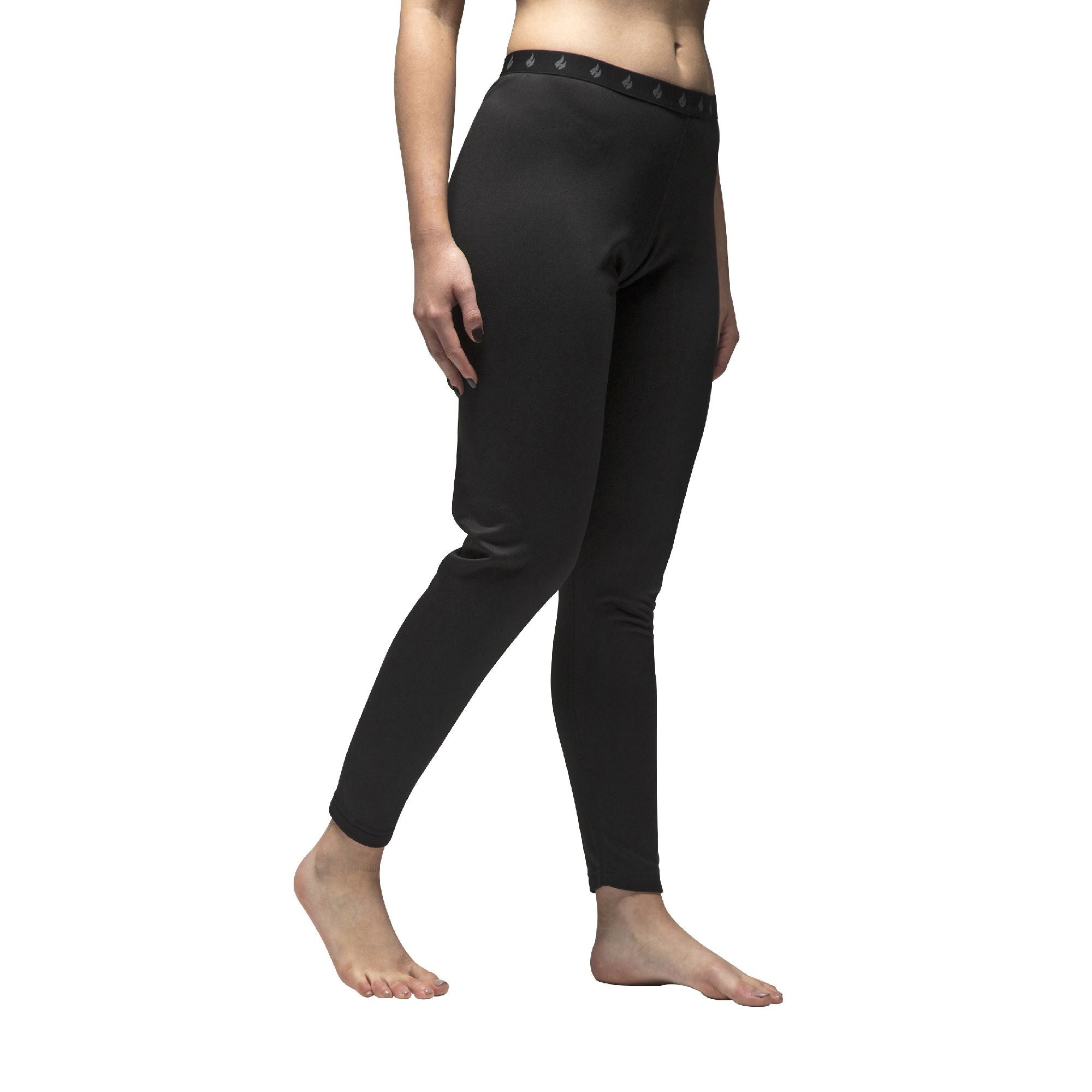 Ladies Fleece Lined Base Layer Thermal Long John Bottoms – S X-Warm
