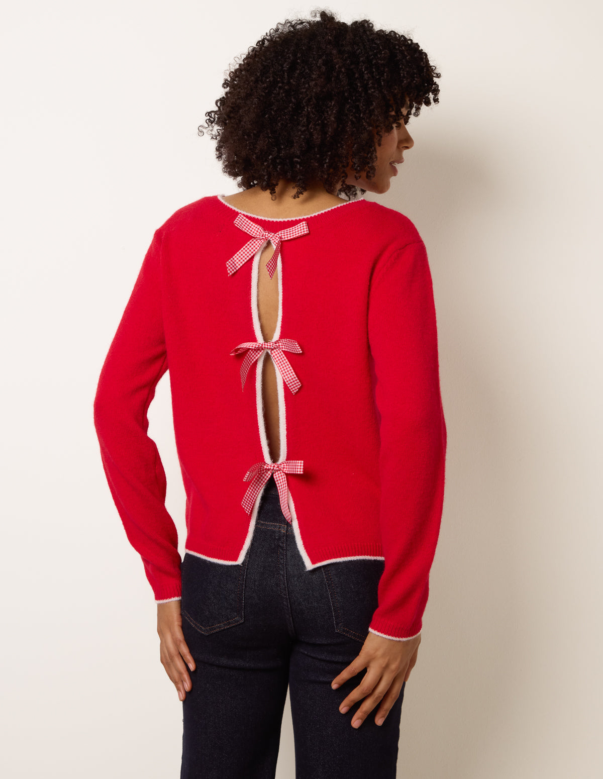 Back Bow Jumper – SM RED