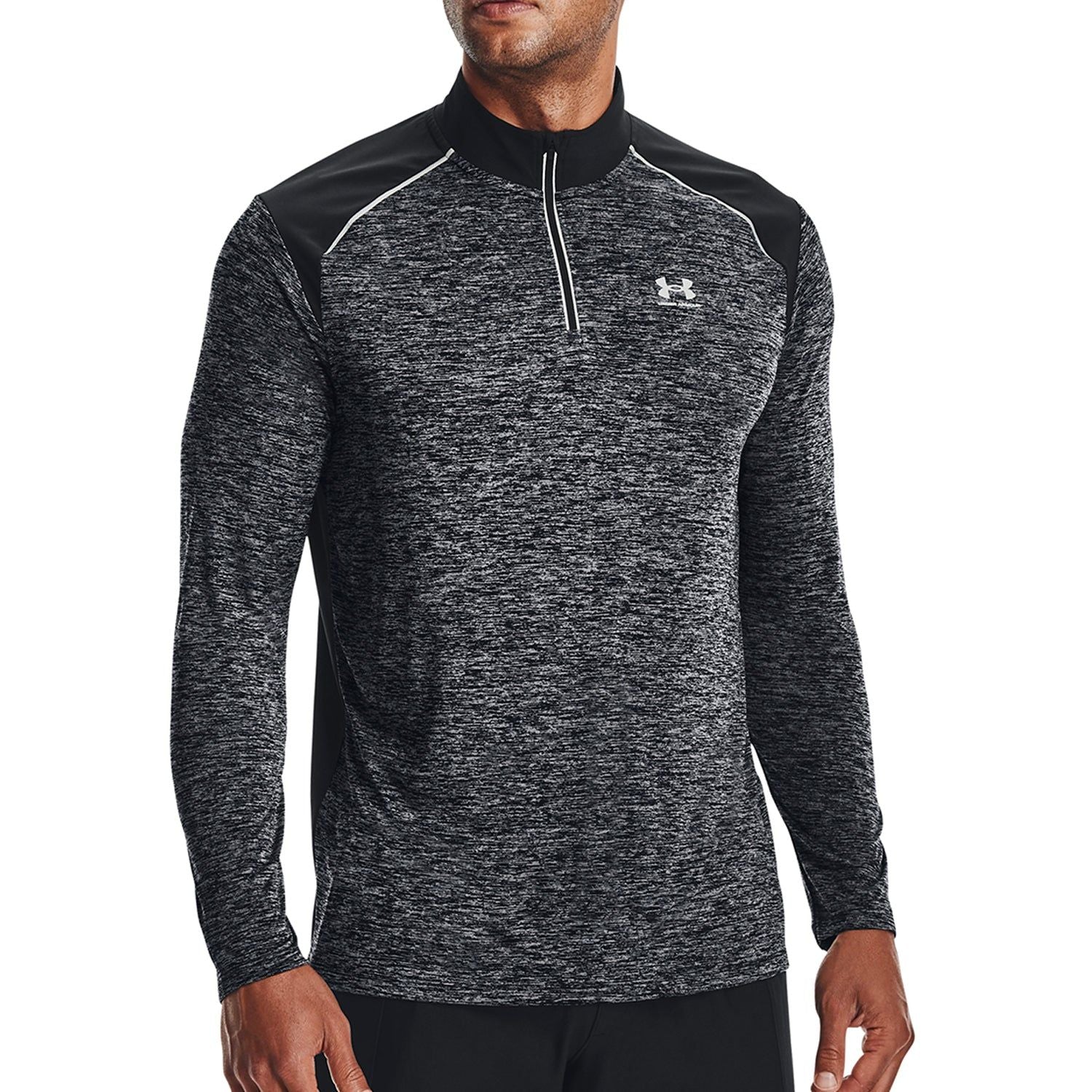 Under Armour Tech Quarter-Zip Sweatshirt – GreyBlack – Grey Under Armour Tech Quarter-Zip Sweatshirt – GreyBlack – Grey